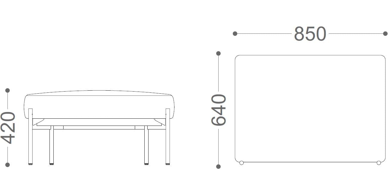 VAGHI
TILOS
Upholstered bench — 7