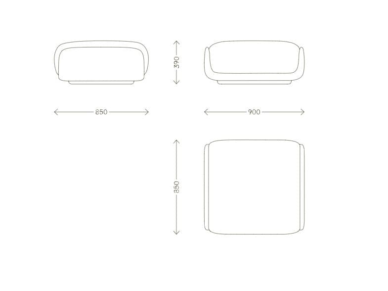Van Rossum
TENERE
Fabric pouf — 5