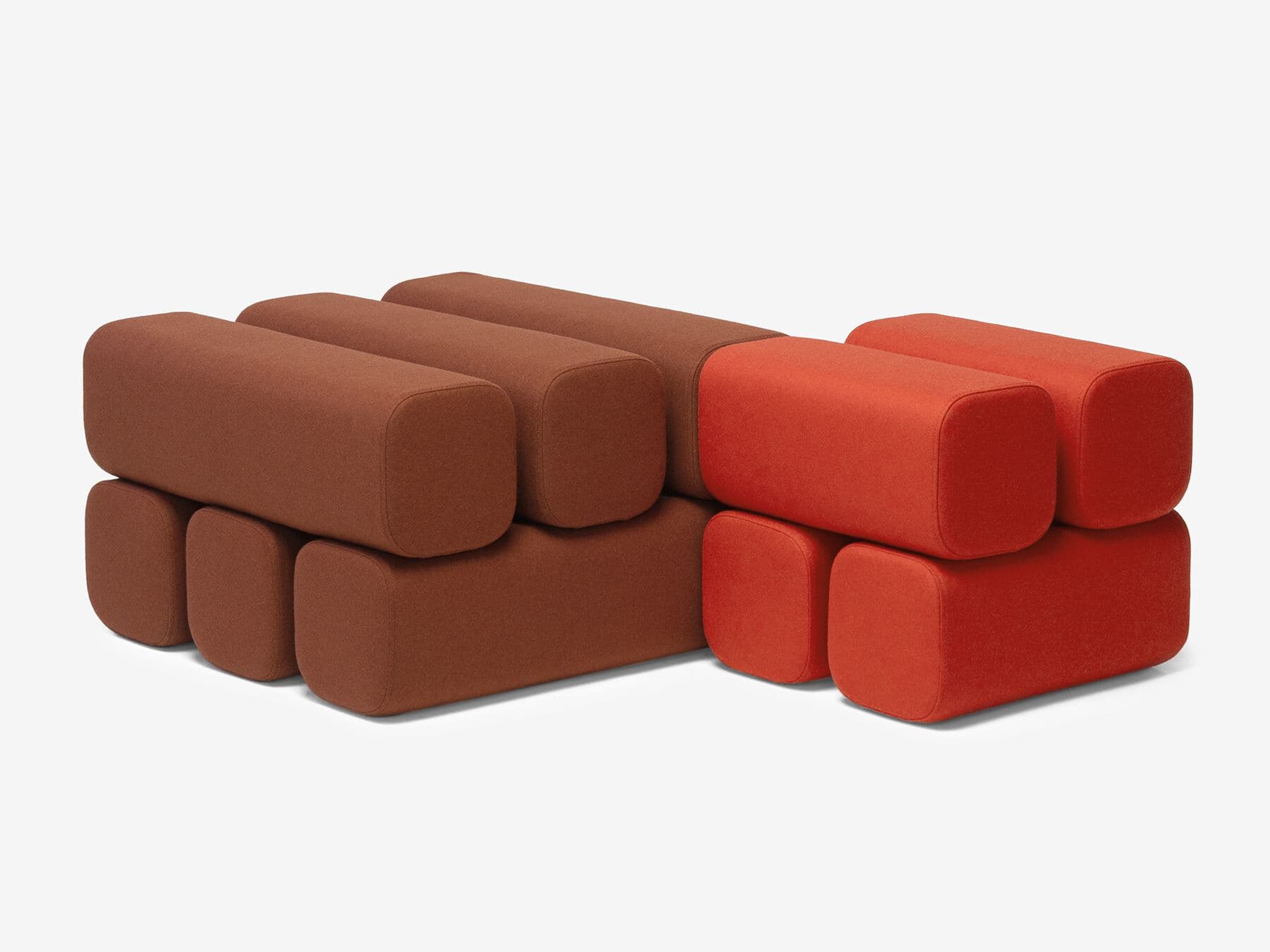 DROVA 6 - Квадратный тканевый пуф — 4