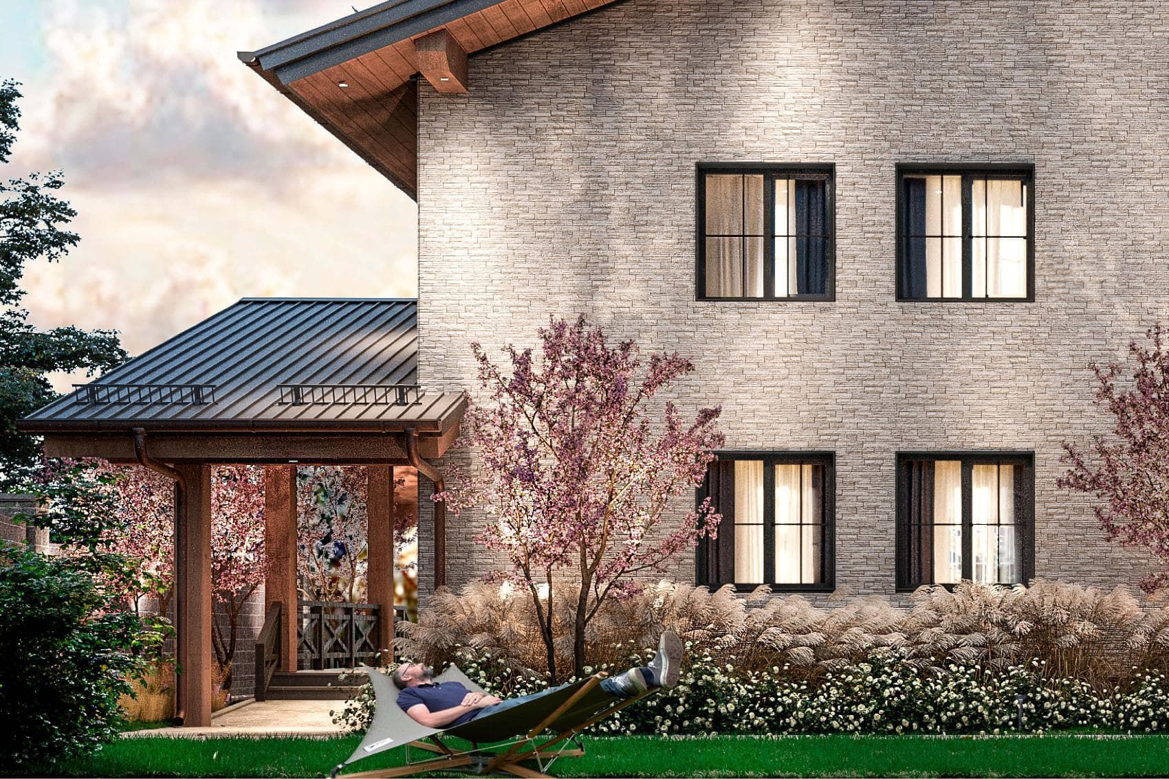 РЕКОНСТРУКЦИЯ И БЛАГОУСТРОЙСТВО ЧАСТНОГО ДОМА