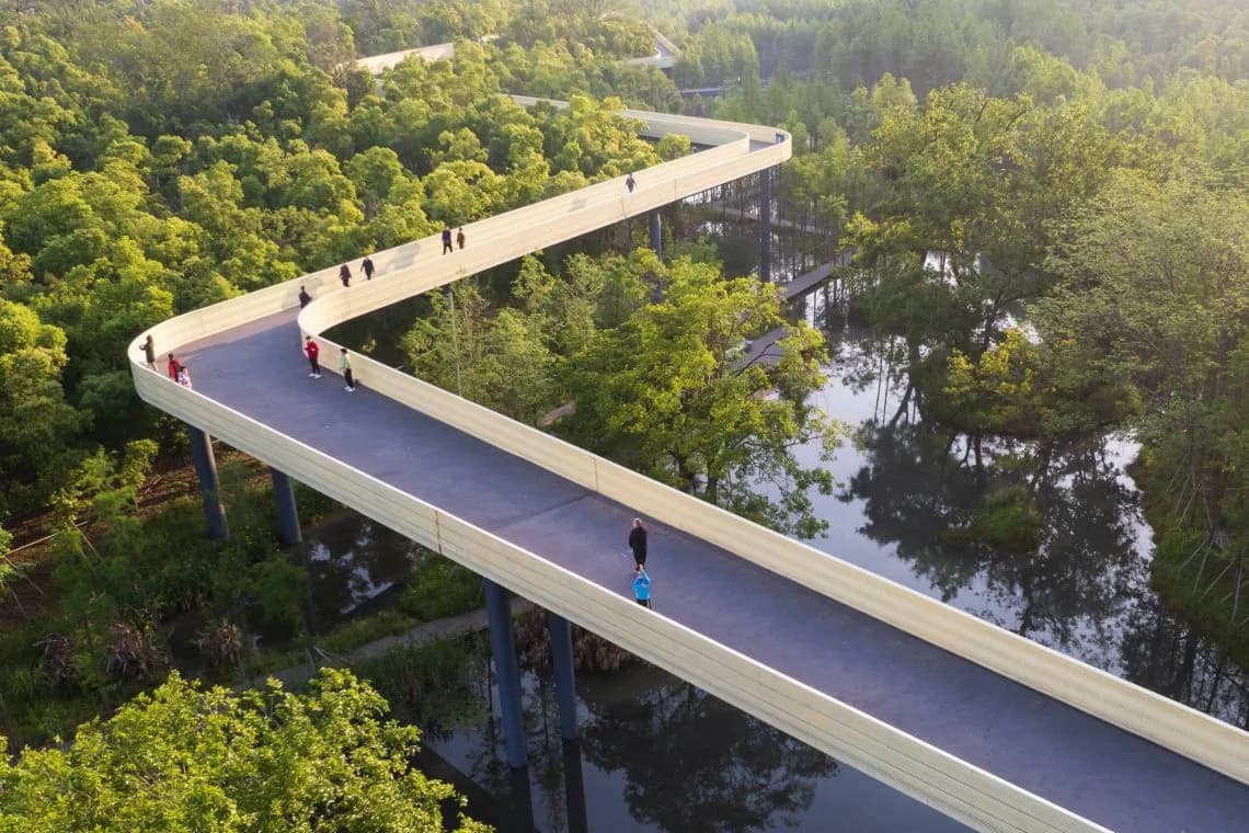 Ландшафт Года (Landscape of the Year 2025) – «Принимая Наводнение»: Экологический Коридор Реки Синьцзян (Embracing Flood: Xinjiang River Ecological Corridor),Turenscape Ландшафт Года (Landscape of the Year 2025) – «Принимая Наводнение»: Экологический Коридор Реки Синьцзян (Embracing Flood: Xinjiang River Ecological Corridor),Turenscape