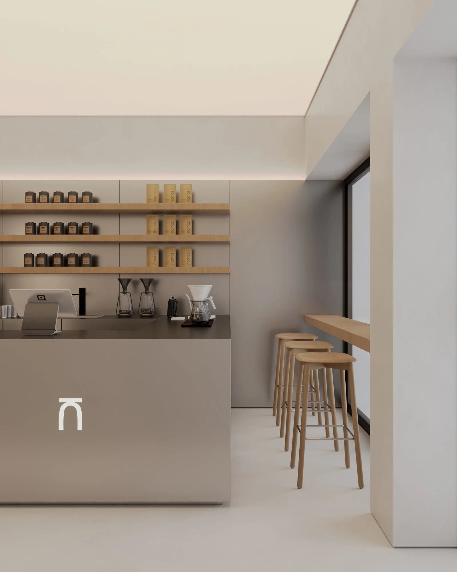 NOMOS COFFEE: Геометрия Стали и Тепло Дерева - 2