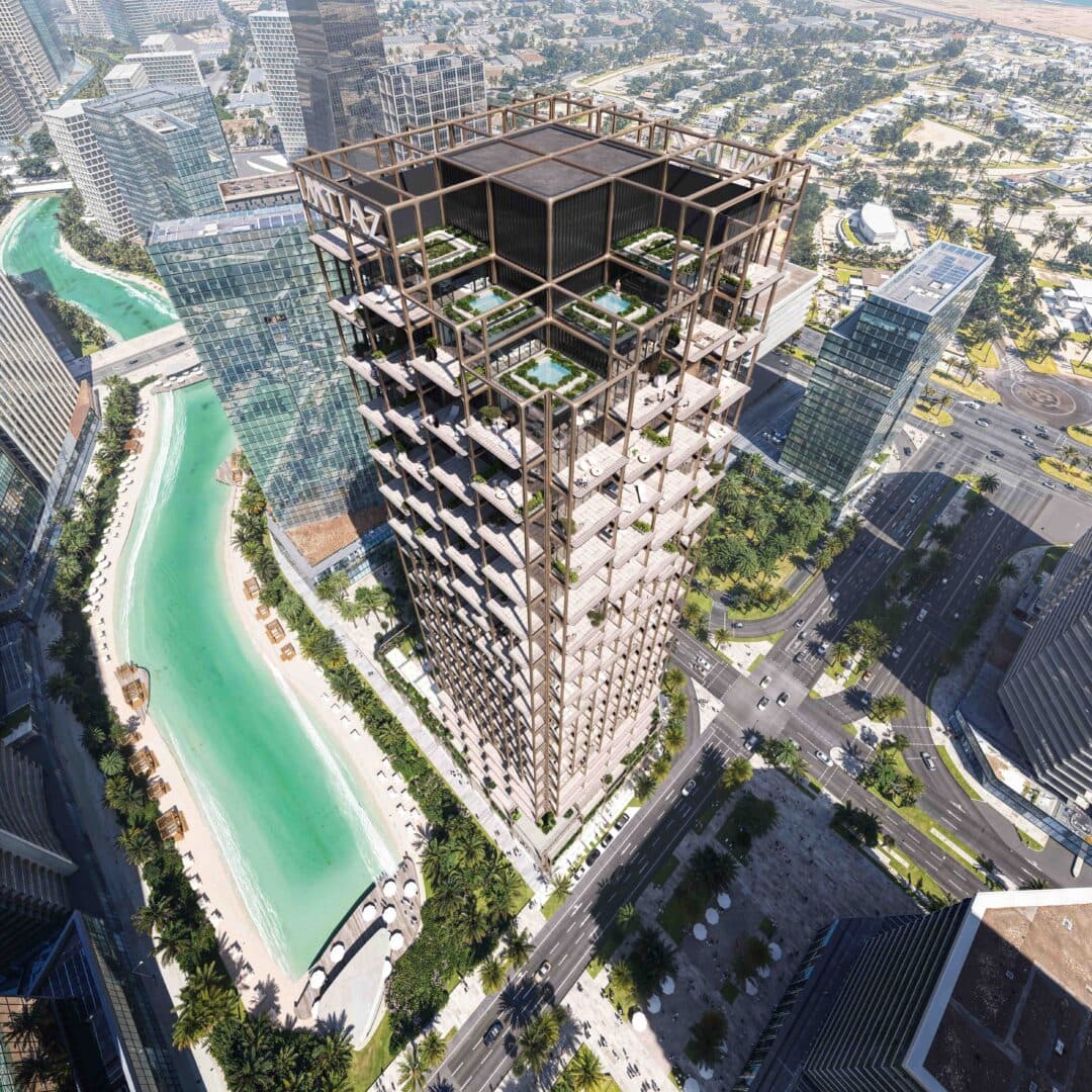The Symphony Tower в Дубае. Как Zaha Hadid Architects вплетает эмиратскую вышивку в небоскреб за 272 млн долларов The Symphony Tower в Дубае. Как Zaha Hadid Architects вплетает эмиратскую вышивку в небоскреб за 272 млн долларов