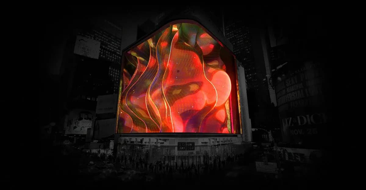Приобретение Jumbotron Силы Света для Таймс-сквер EDITION Приобретение Jumbotron Силы Света для Таймс-сквер EDITION