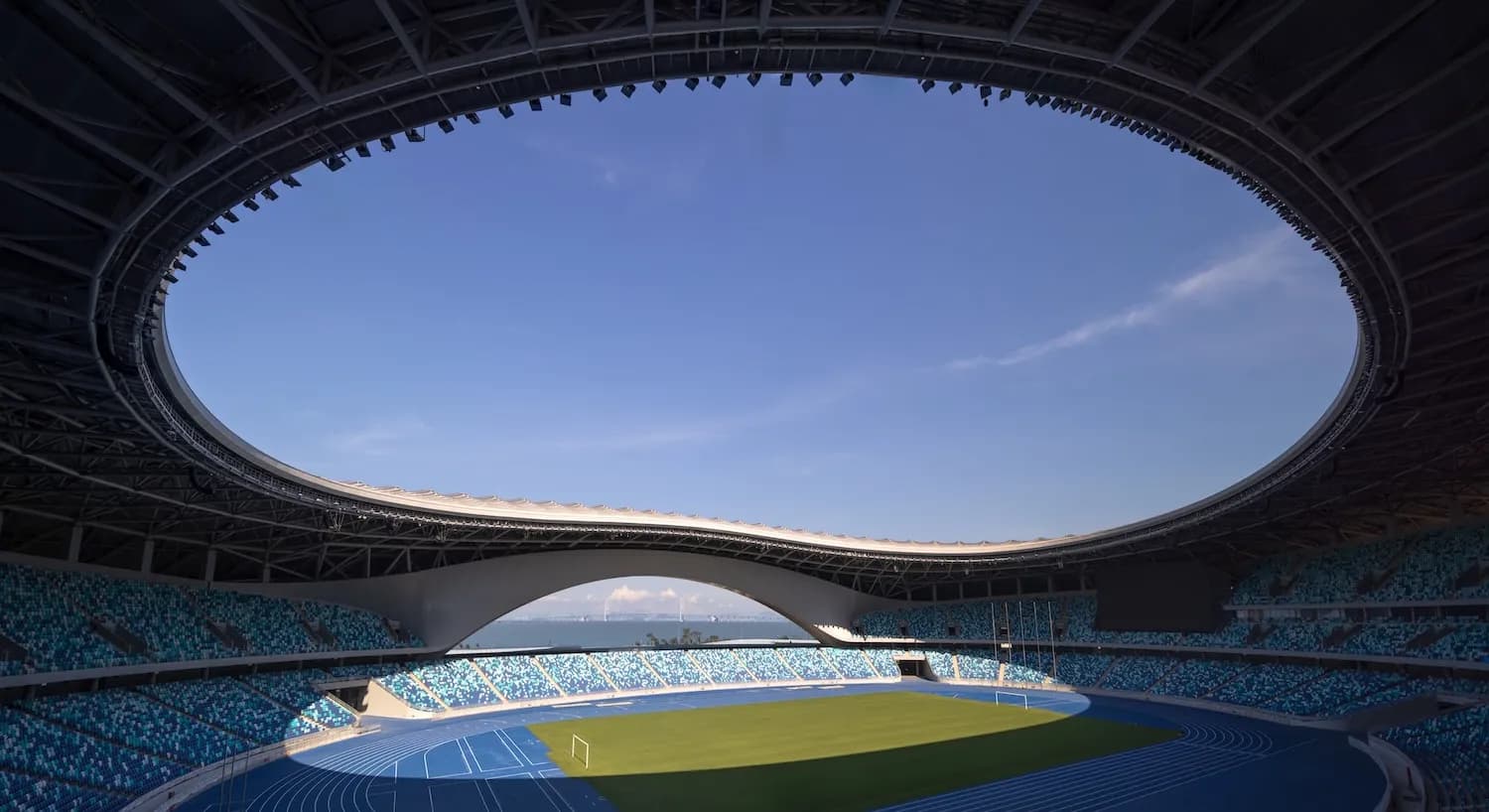 Greater Bay Area Sports Centre: Климатическая адаптация субтропиков — Фото 1 Greater Bay Area Sports Centre: Климатическая адаптация субтропиков — Фото 1