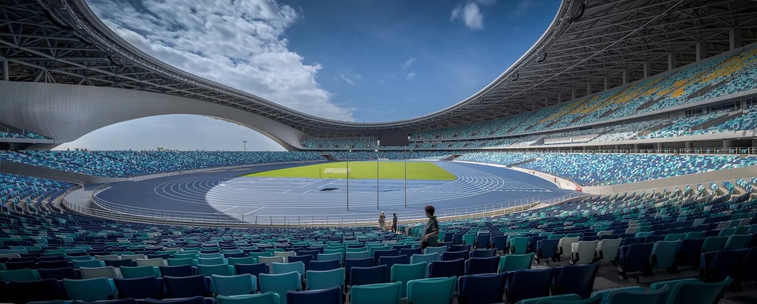 Greater Bay Area Sports Centre: Климатическая адаптация субтропиков — Фото 1 Greater Bay Area Sports Centre: Климатическая адаптация субтропиков — Фото 1