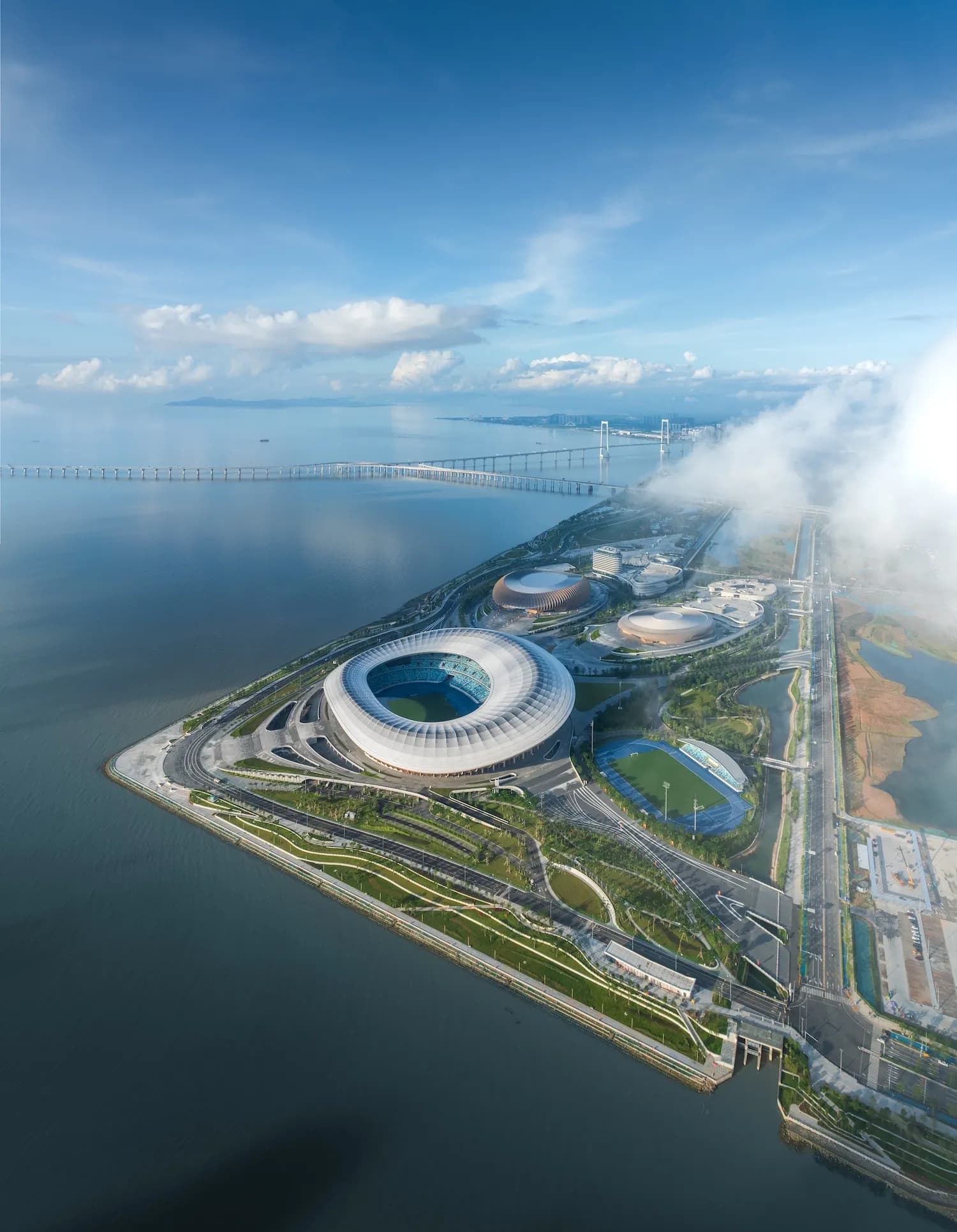 Greater Bay Area Sports Centre: Климатическая адаптация субтропиков — Фото 3 Greater Bay Area Sports Centre: Климатическая адаптация субтропиков — Фото 3