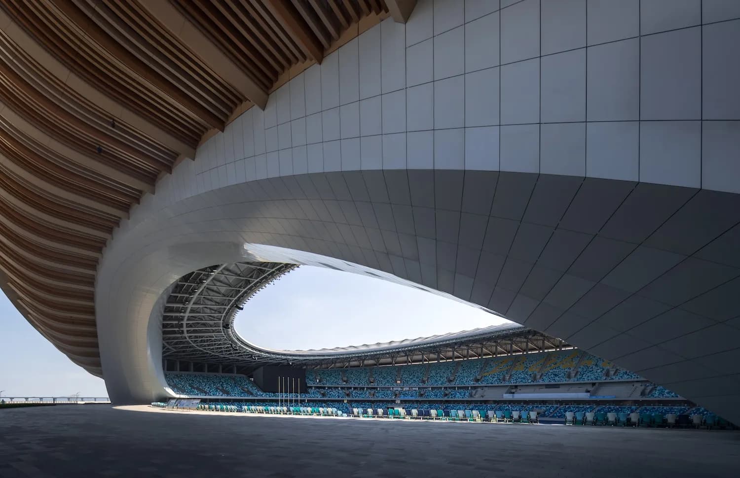 Greater Bay Area Sports Centre: Климатическая адаптация субтропиков — Фото 1 Greater Bay Area Sports Centre: Климатическая адаптация субтропиков — Фото 1