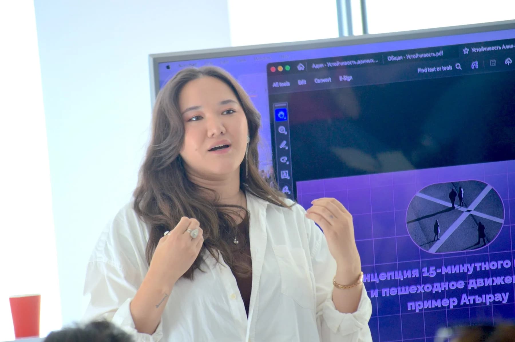 Урбанист Әлия Жолдас о внедрении концепции 15-минутного города и создании качественной пешеходной инфраструктуры в Казахстане Урбанист Әлия Жолдас о внедрении концепции 15-минутного города и создании качественной пешеходной инфраструктуры в Казахстане