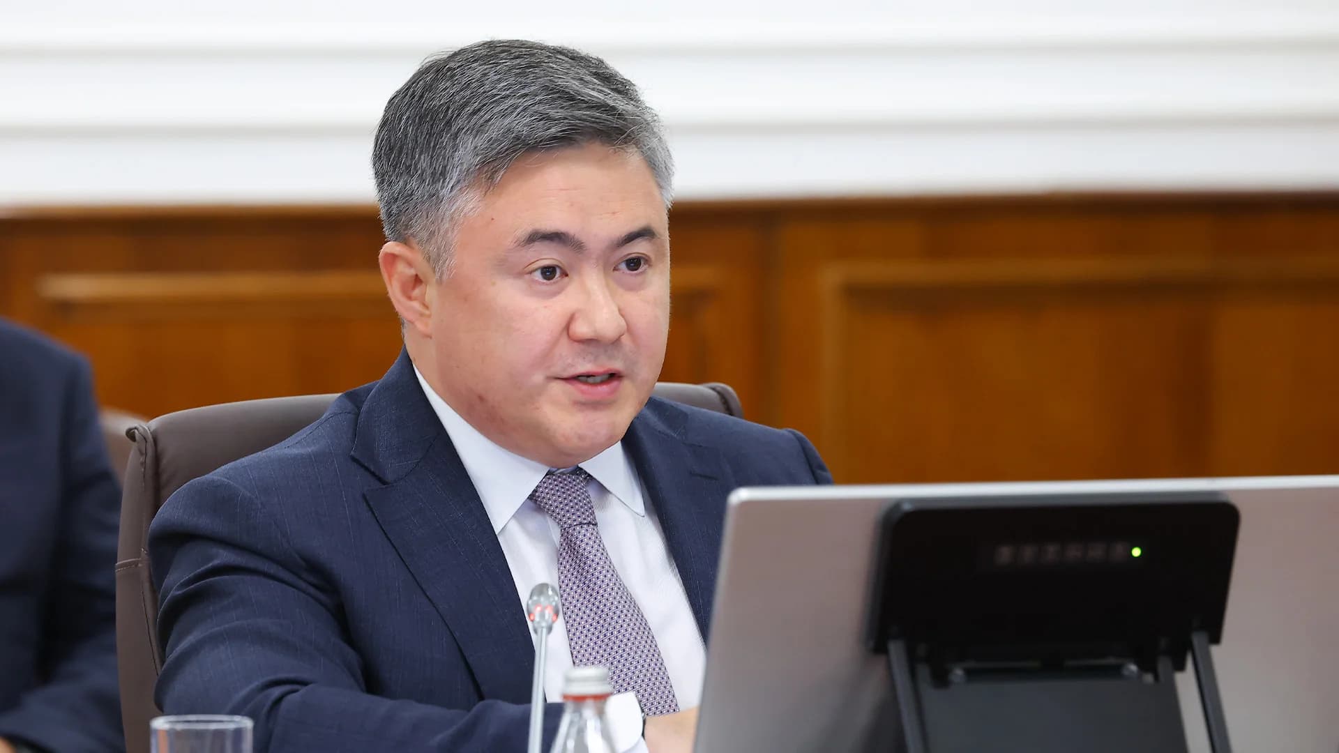 Председатель Национального банка Республики Казахстан Тимур Сулейменов в ходе обсуждения финансовой интеграции и подготовки к запуску механизмов токенизации активов. Председатель Национального банка Республики Казахстан Тимур Сулейменов в ходе обсуждения финансовой интеграции и подготовки к запуску механизмов токенизации активов.