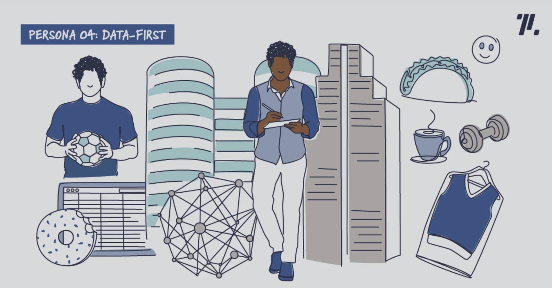Психотип 04: Data-First. Изображение: ThinkLab Психотип 04: Data-First. Изображение: ThinkLab