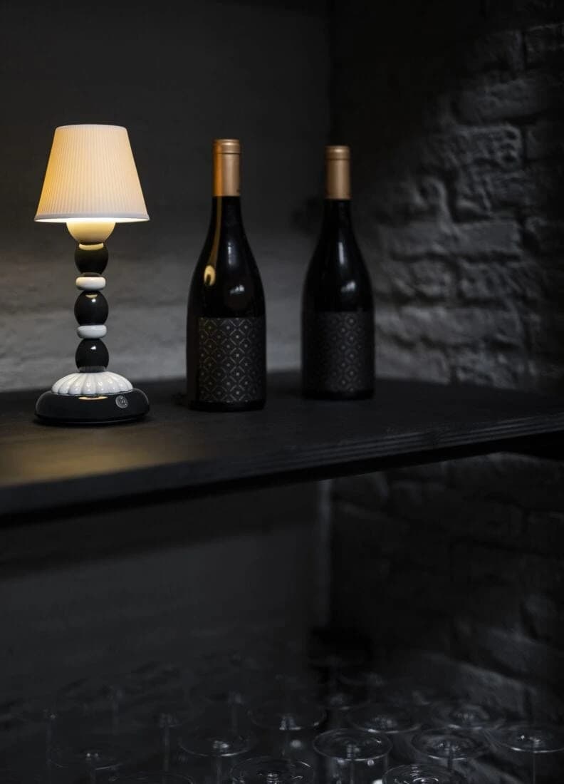 Palm Firefly Table Lamp. Black and White