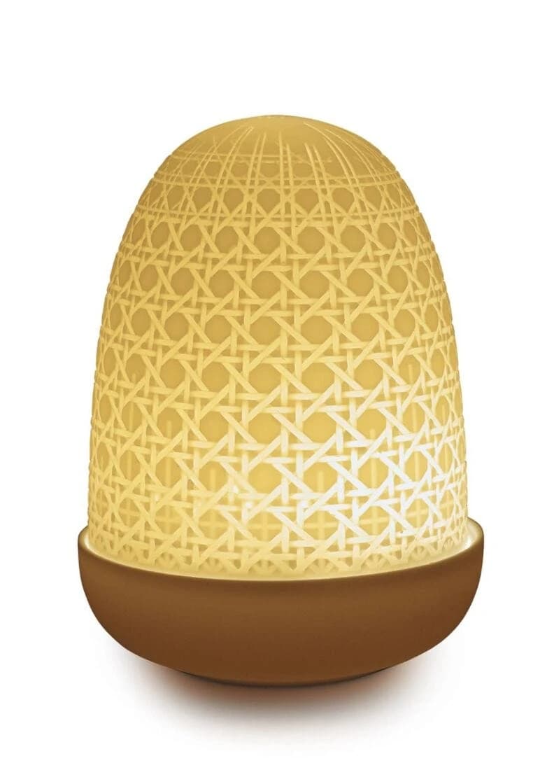 Wicker Dome Table Lamp