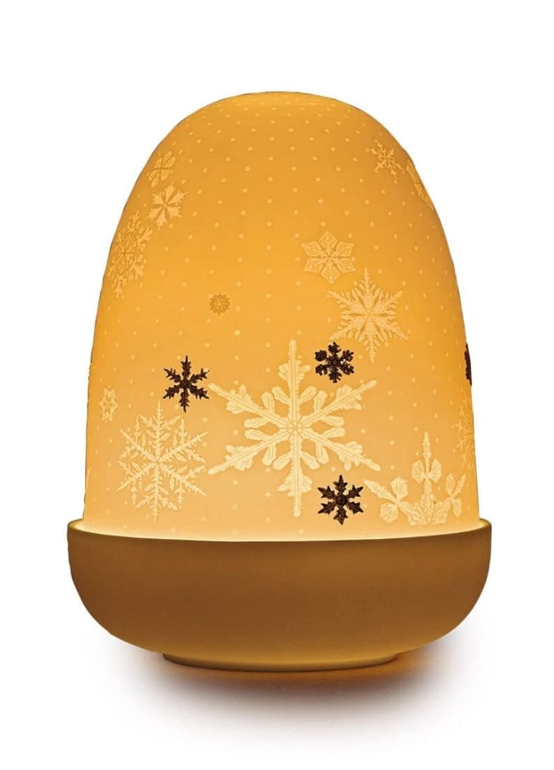 Snowflakes Dome Table Lamp