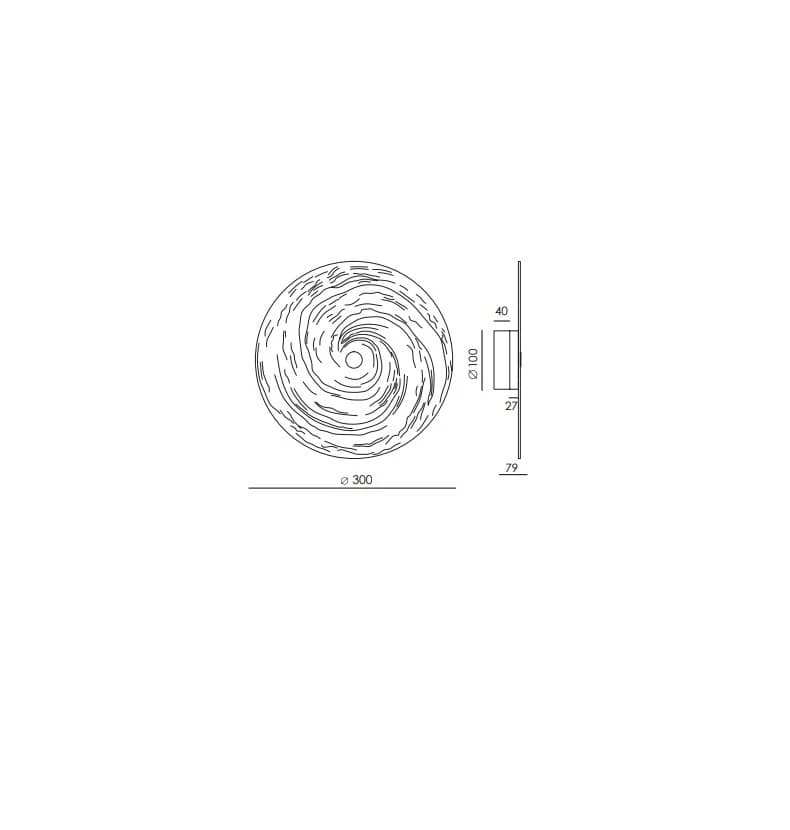 Настенный светильник Aromas Lida R30