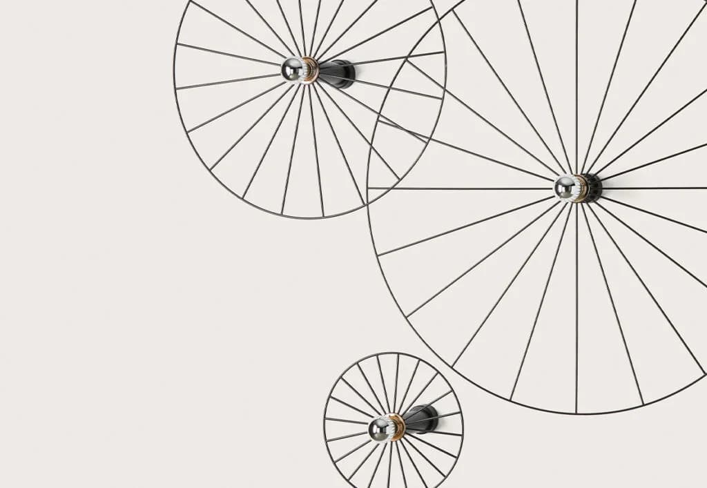 Настенный светильник Aromas Wheel 90
