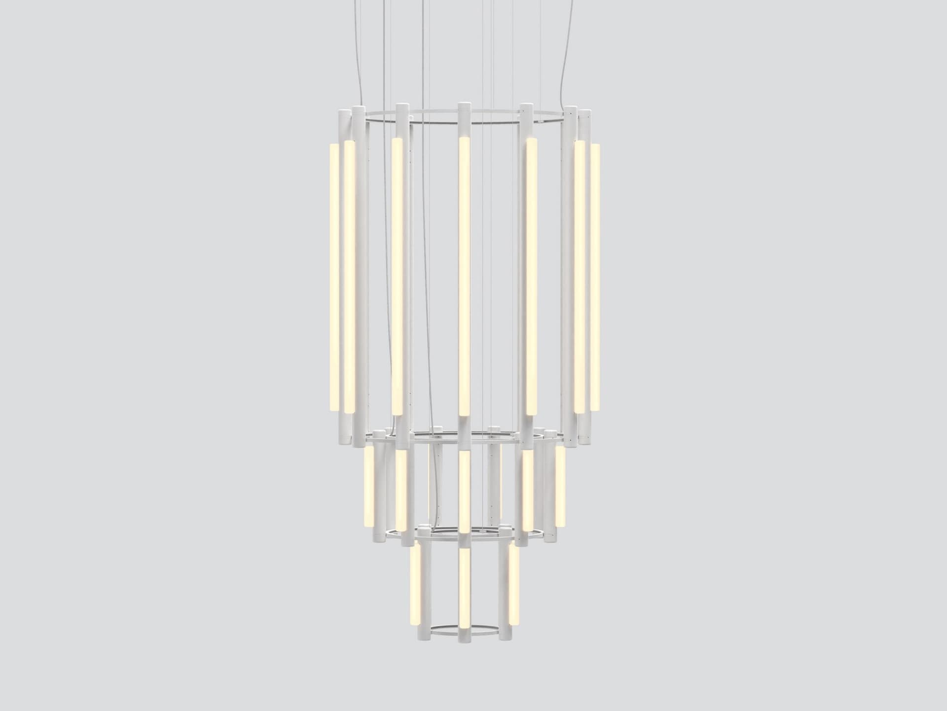A-N-D
PIPELINE CHANDELIER 11
LED aluminium and acrylic chandelier