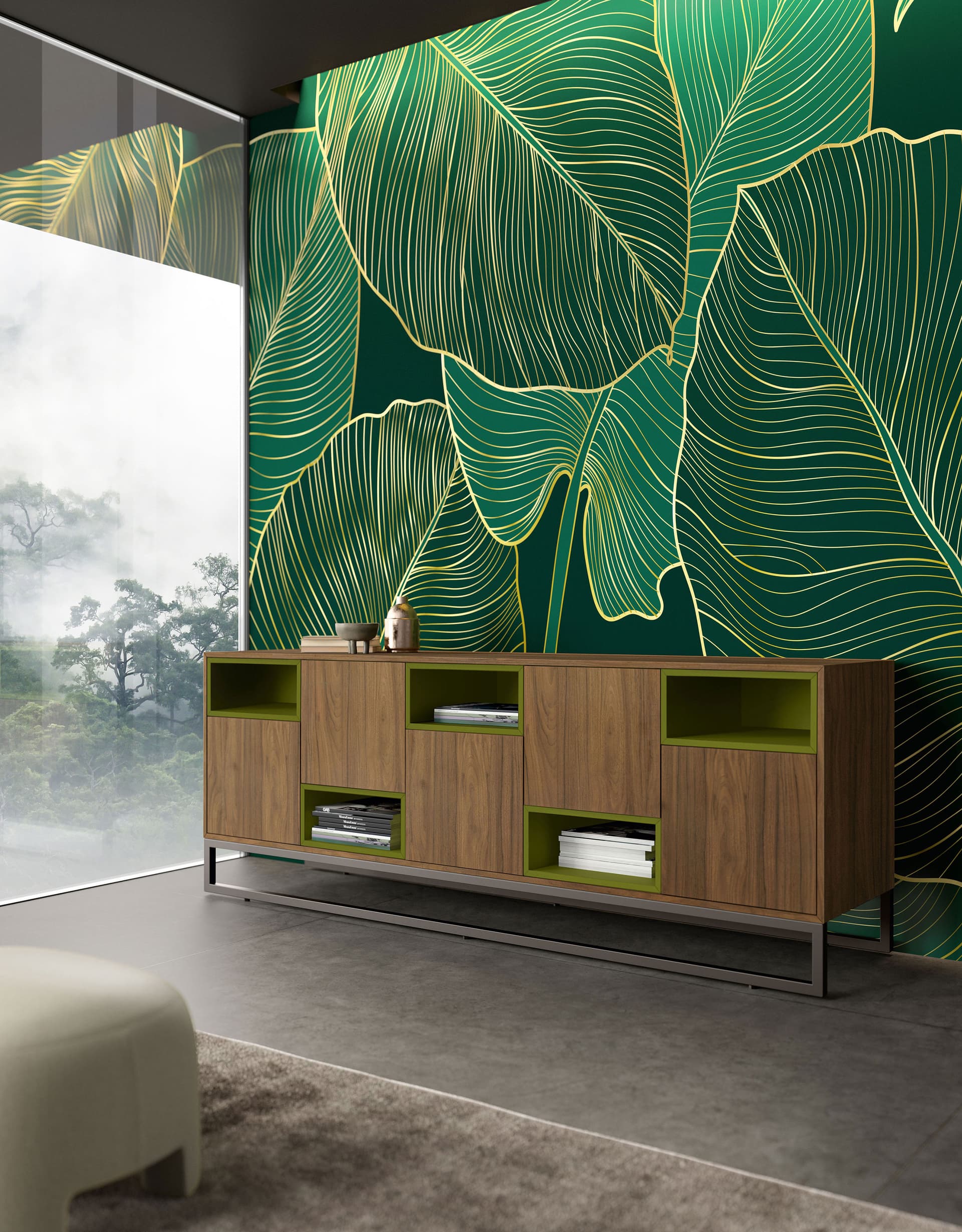 About Office
BOLD58
Low wooden office storage unit with hinged doors