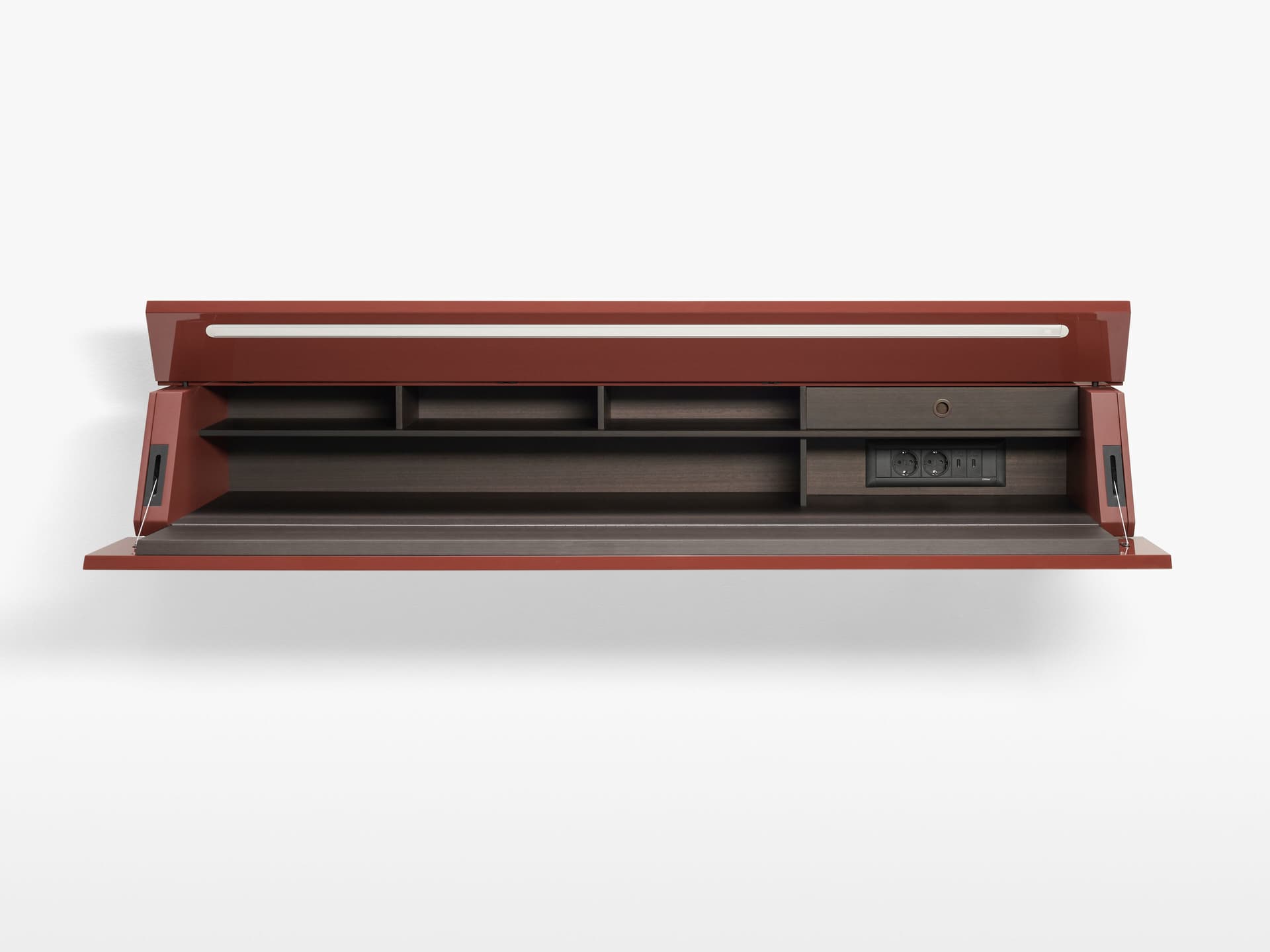 ACERBIS
GHOSTWRITER
Wall mounted secretary desk with flap doors