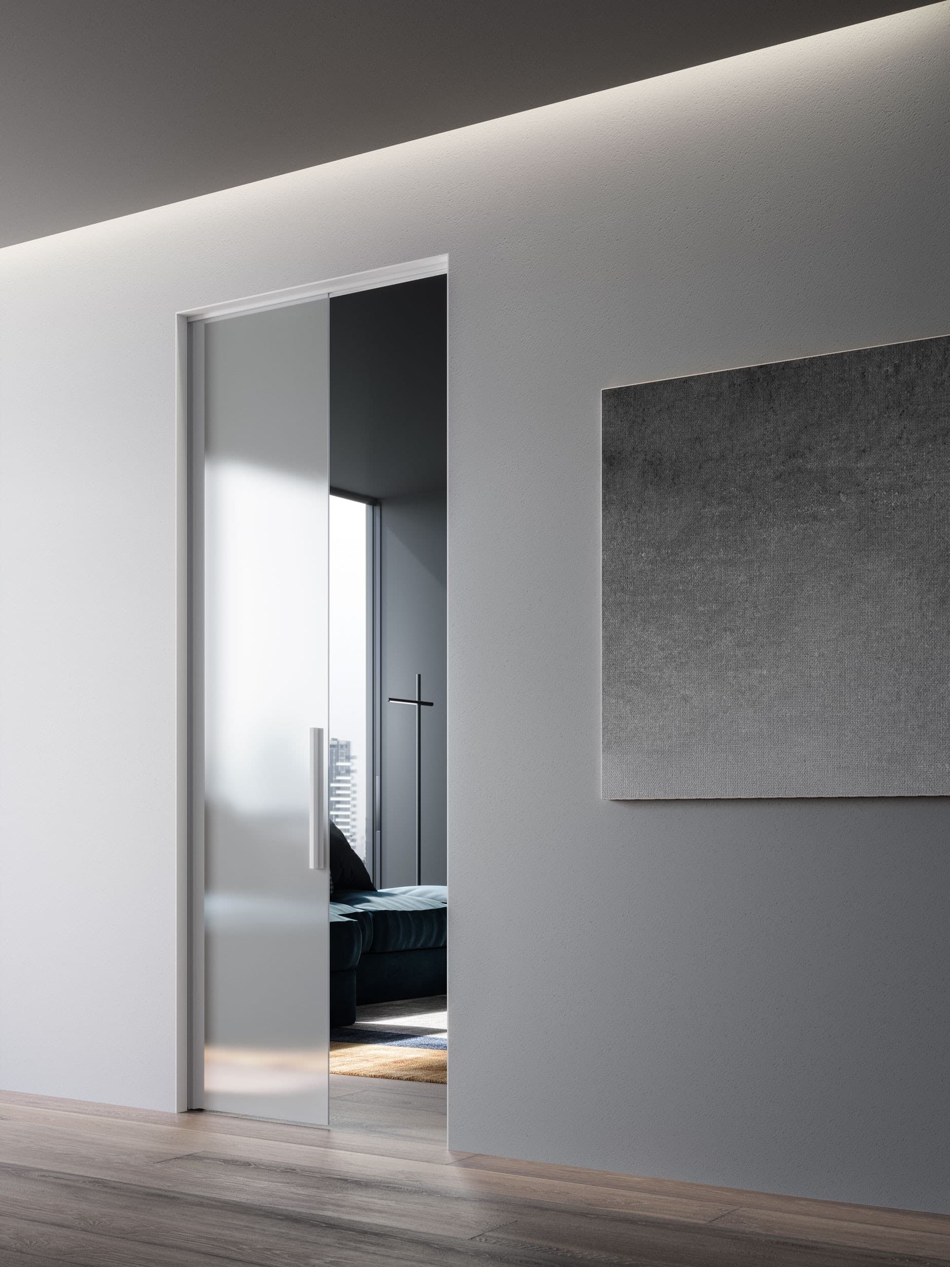 ADL
LIGHT
Glass pocket sliding door