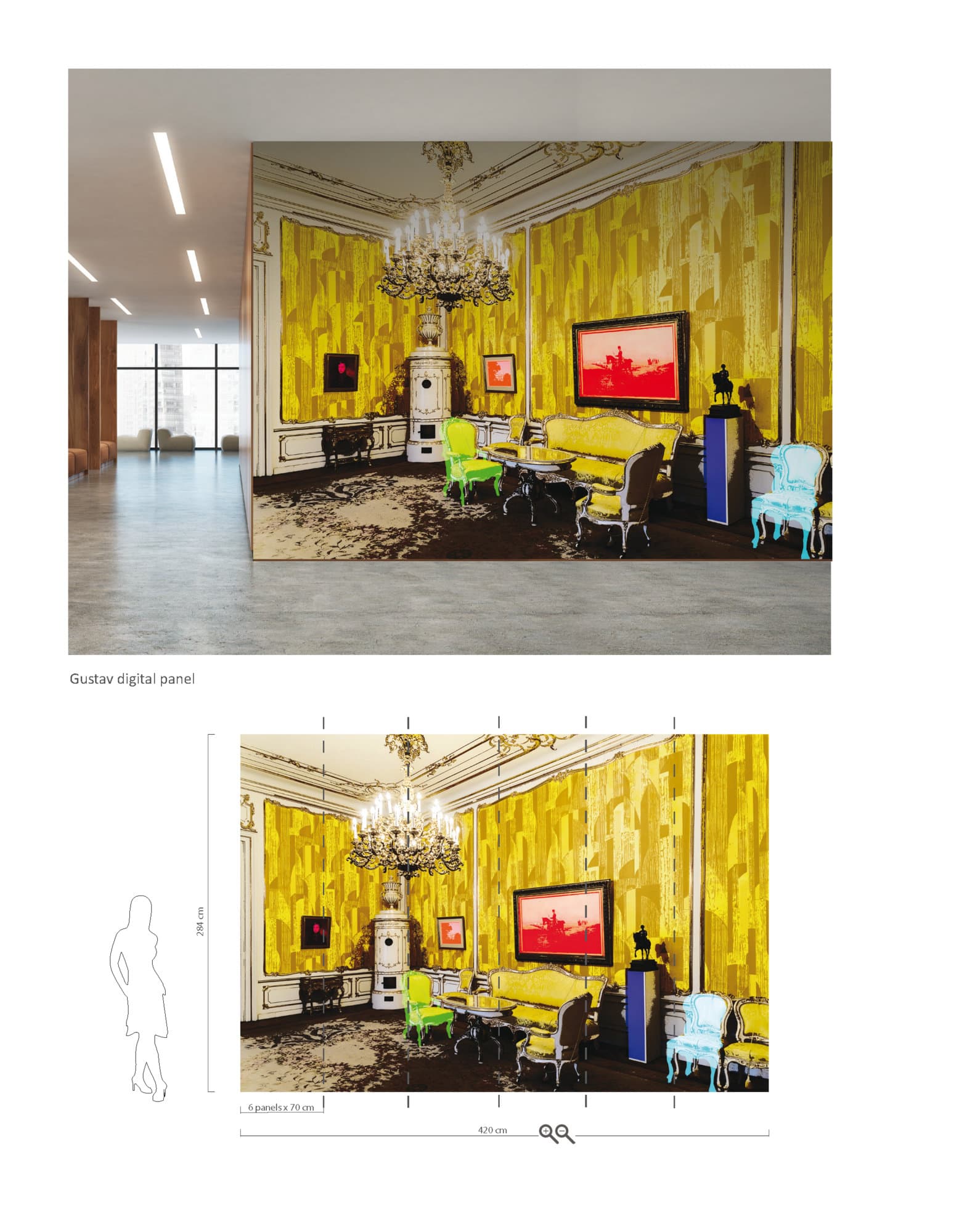 AGENA
GUSTAV
Fire retardant waterproof nonwoven wallpaper