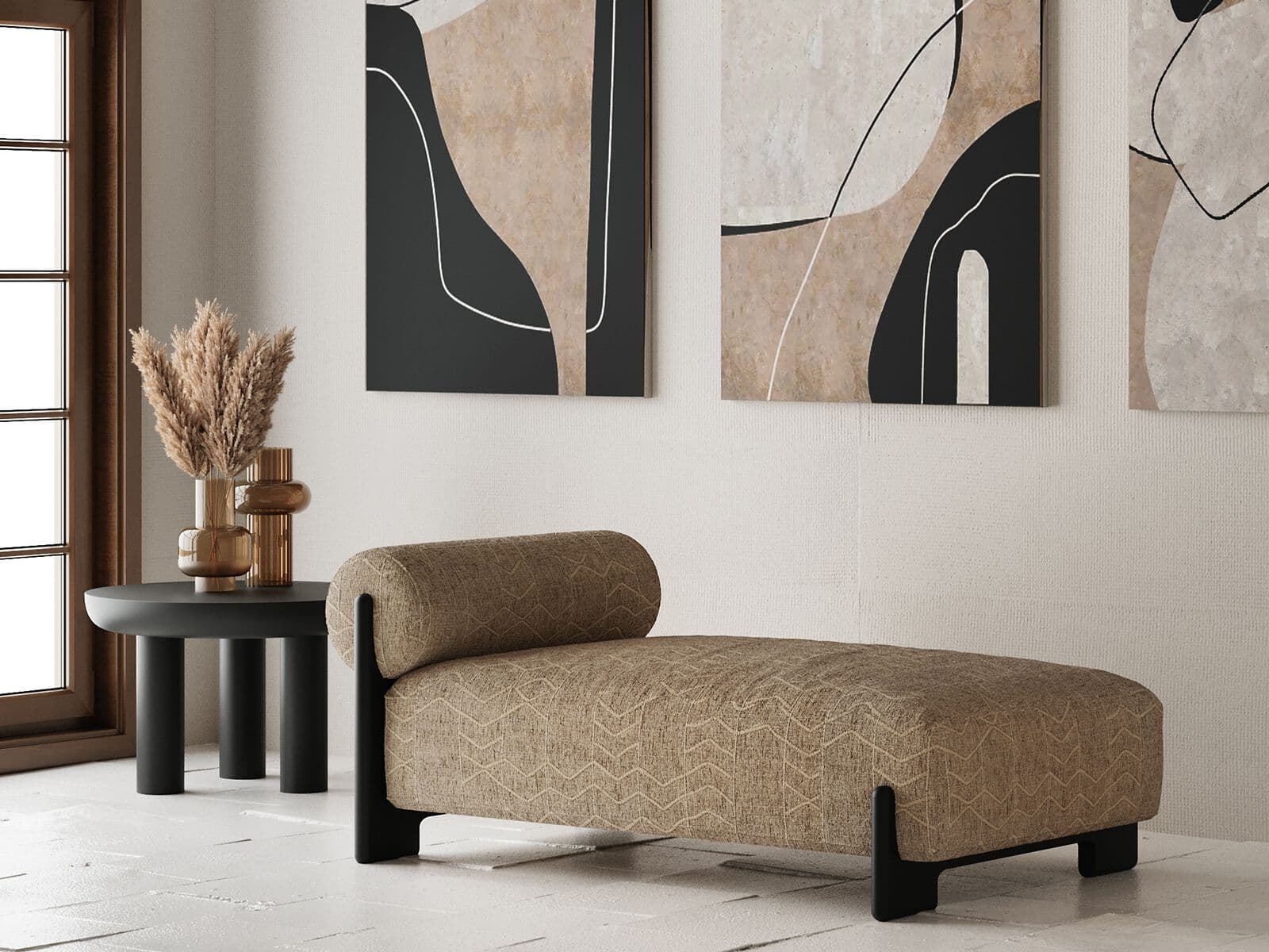 ANA ROQUE INTERIORS
GORDON
Upholstered fabric day bed