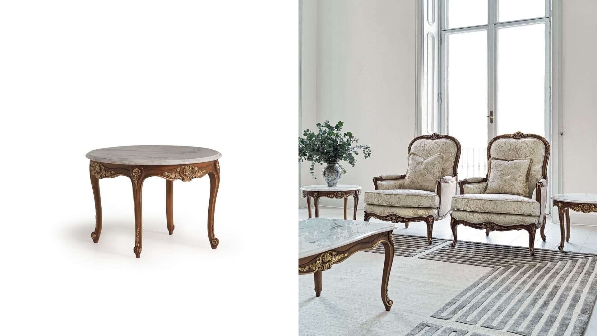 Angelo Cappellini
MAUPASSANT
Louis XV round coffee table