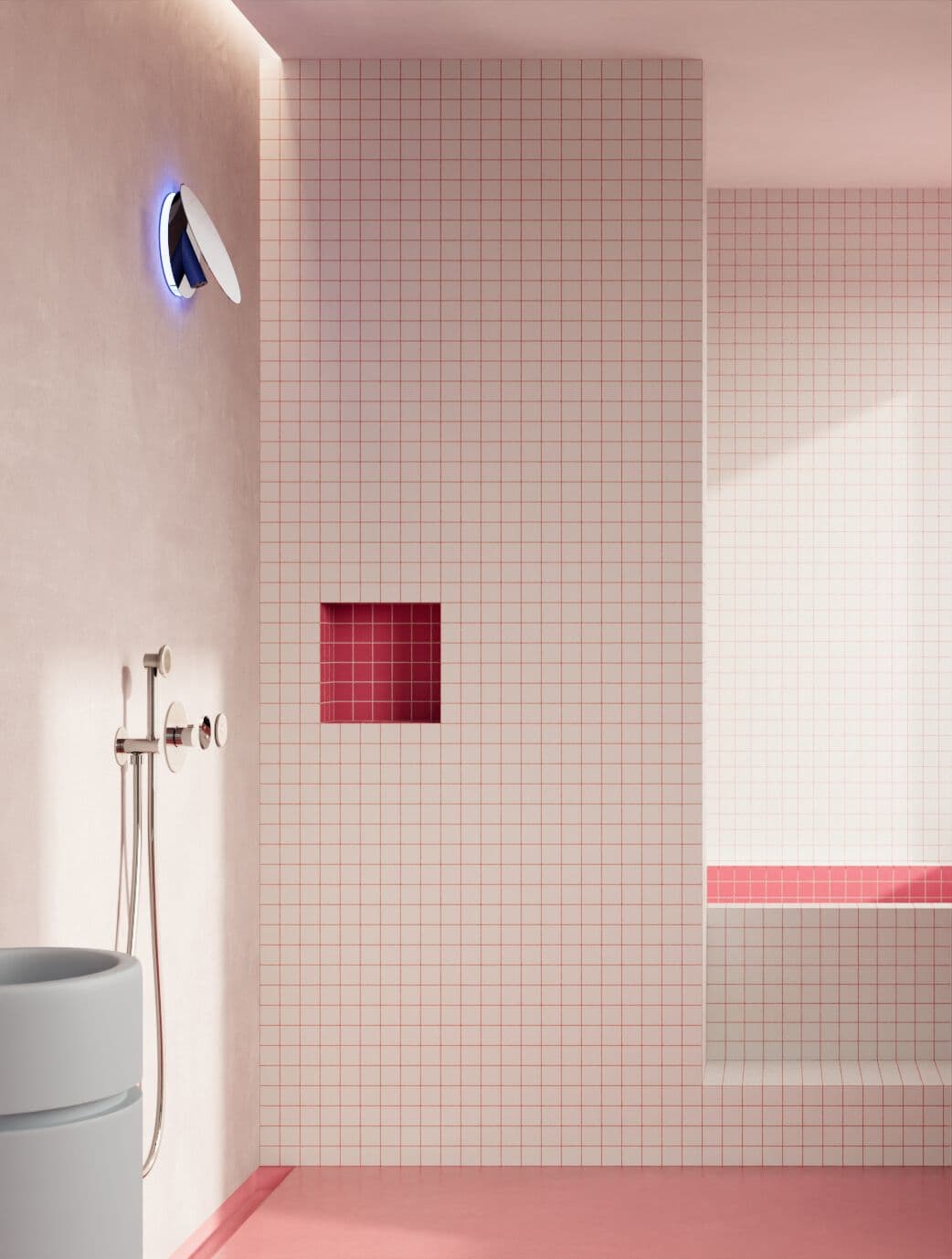 AQUAELITE
POP Ø60
Wall-mounted brass handshower