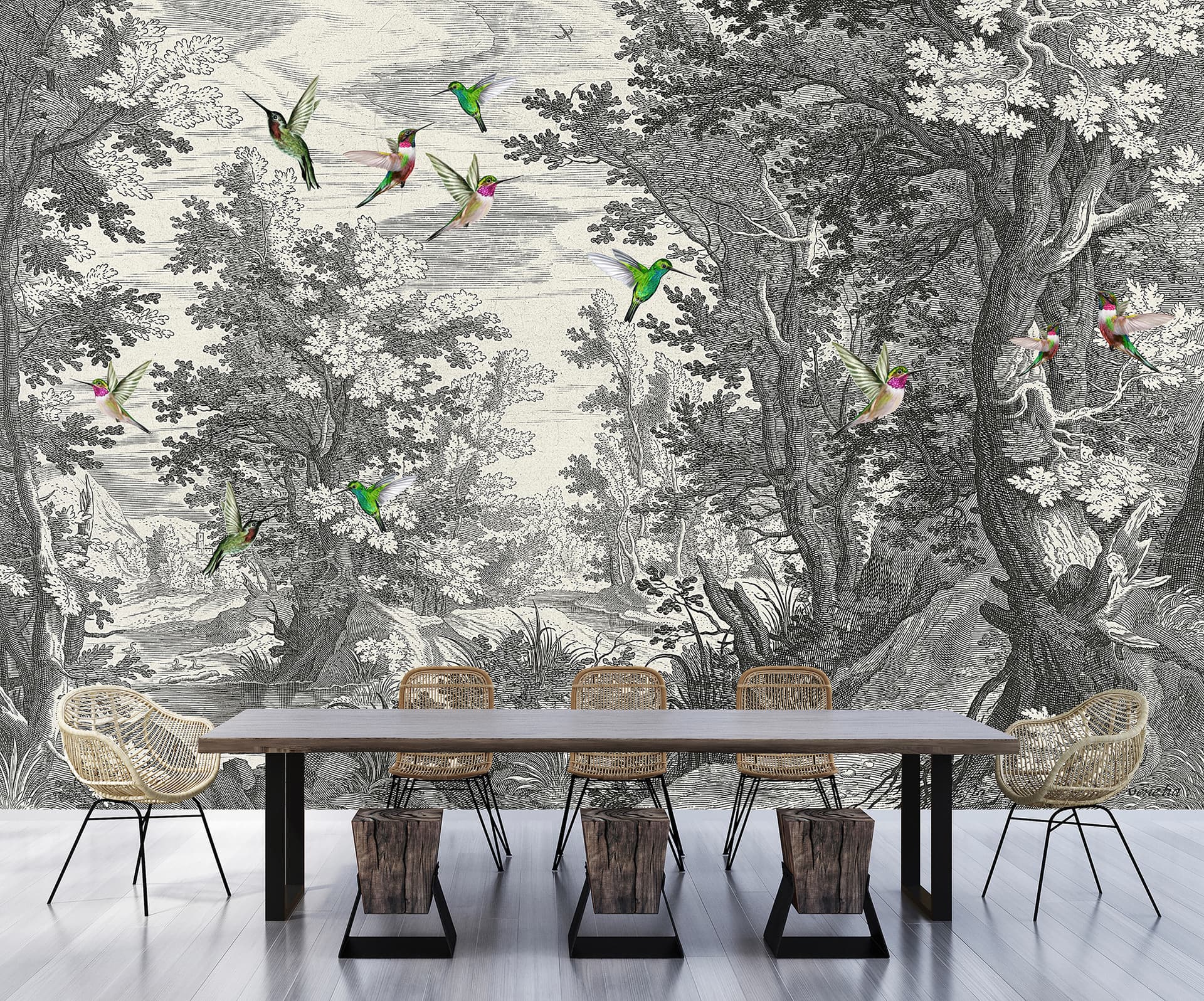 Architects Paper
FANCY FOREST
Washable nonwoven wallpaper