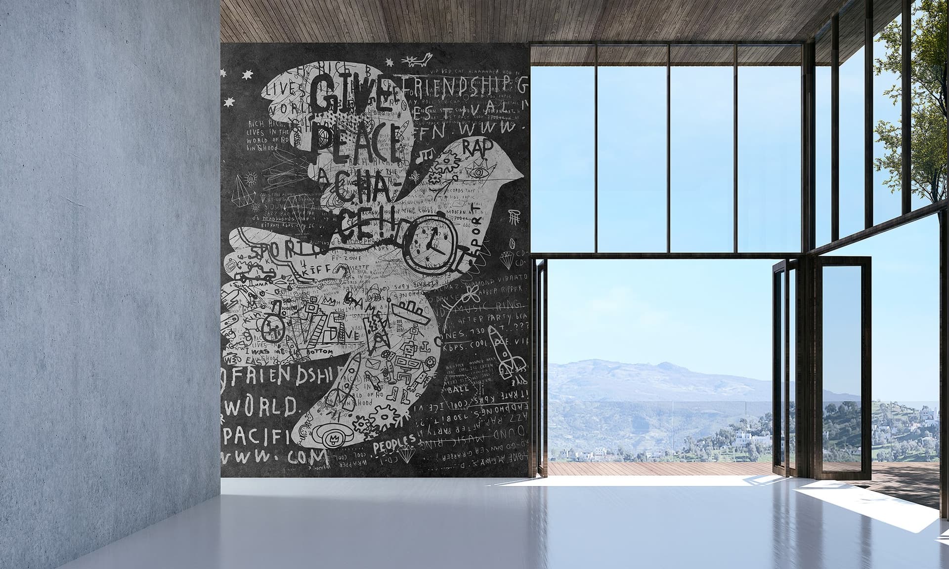 Architects Paper
STREETS OF LONDON
Washable writing nonwoven wallpaper