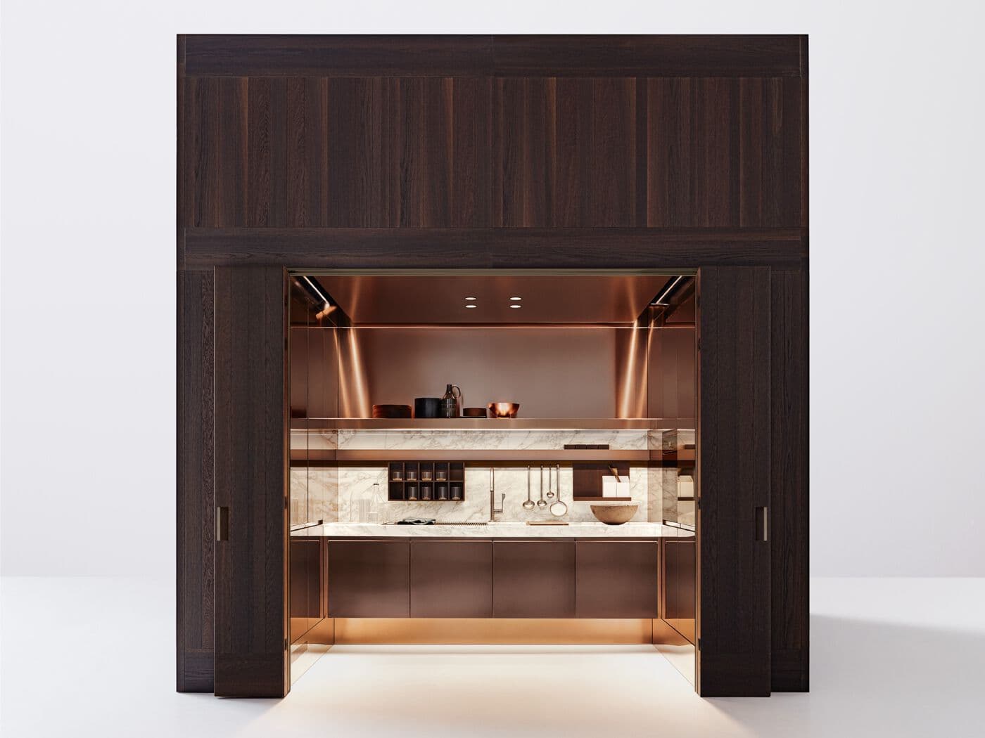 Arclinea
MODUS DOORS SYSTEM
System of horizontal-opening doors