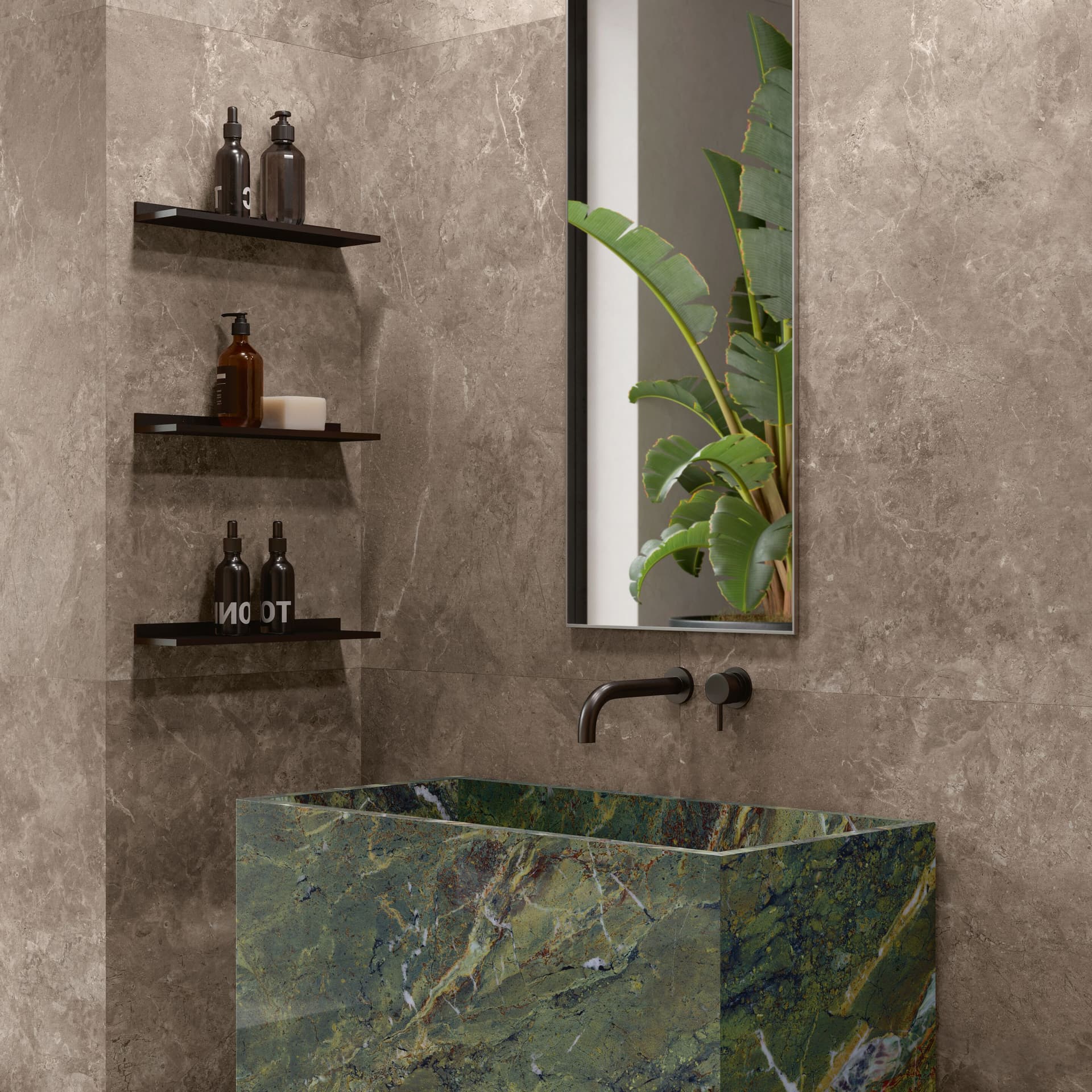 Ariostea
TWIN.S - DOVE
Rectified porcelain stoneware wall/floor slabs with concrete effect