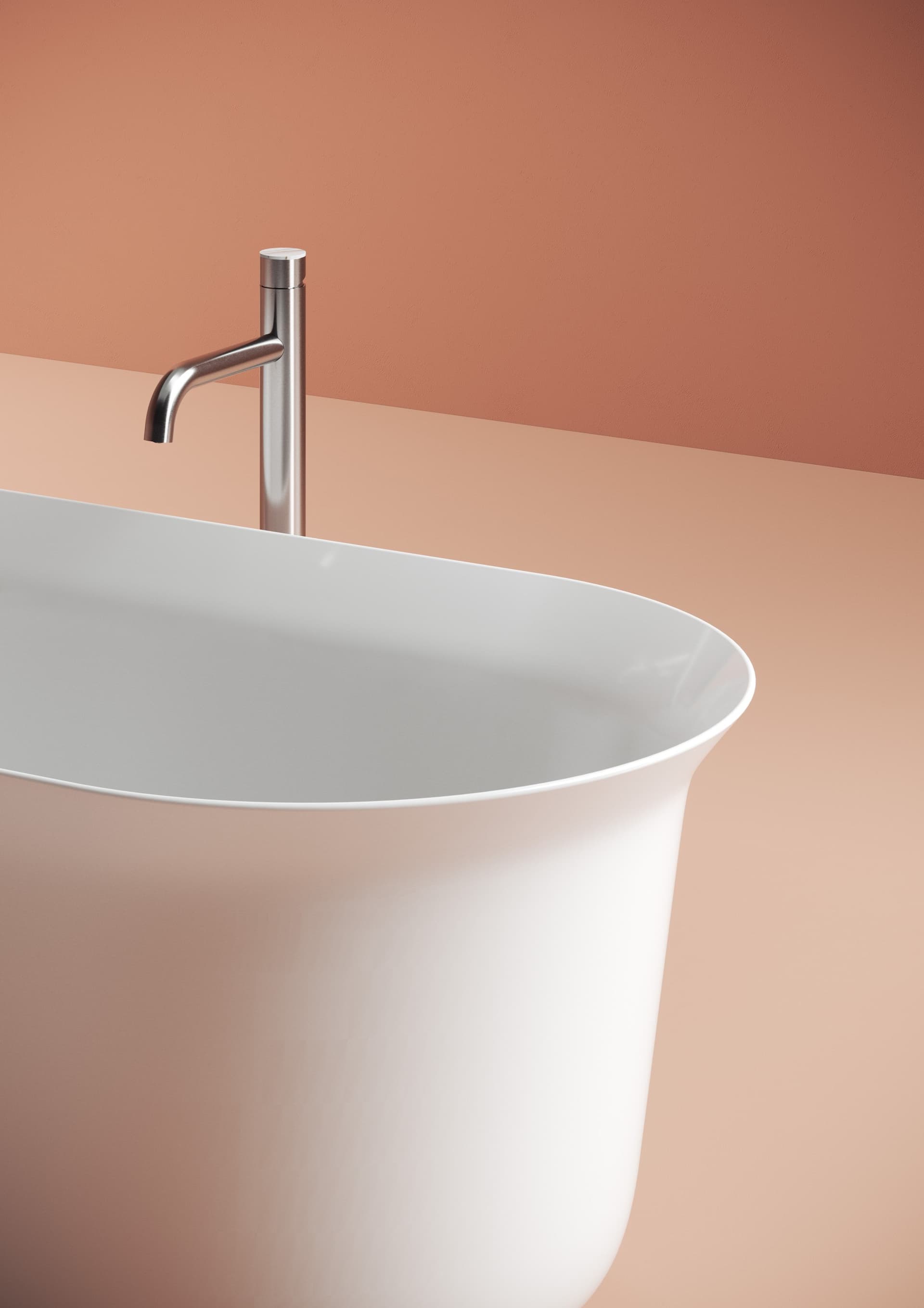 Artceram
PETITE
Freestanding oval ceramic bathtub