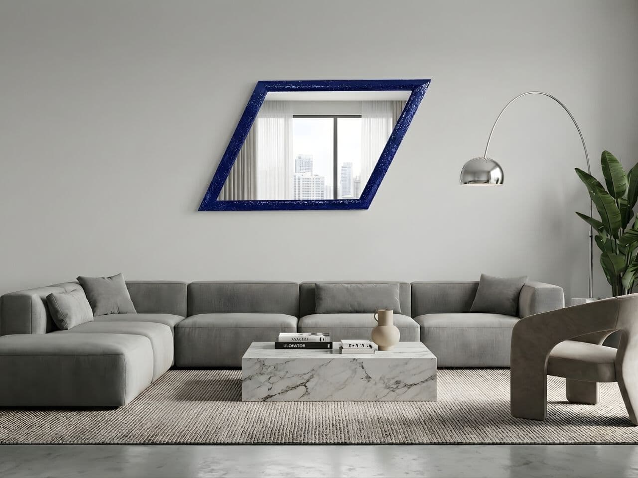 Arte Riflessa
MEZZANOTTE
Wall-mounted mirror with lighting