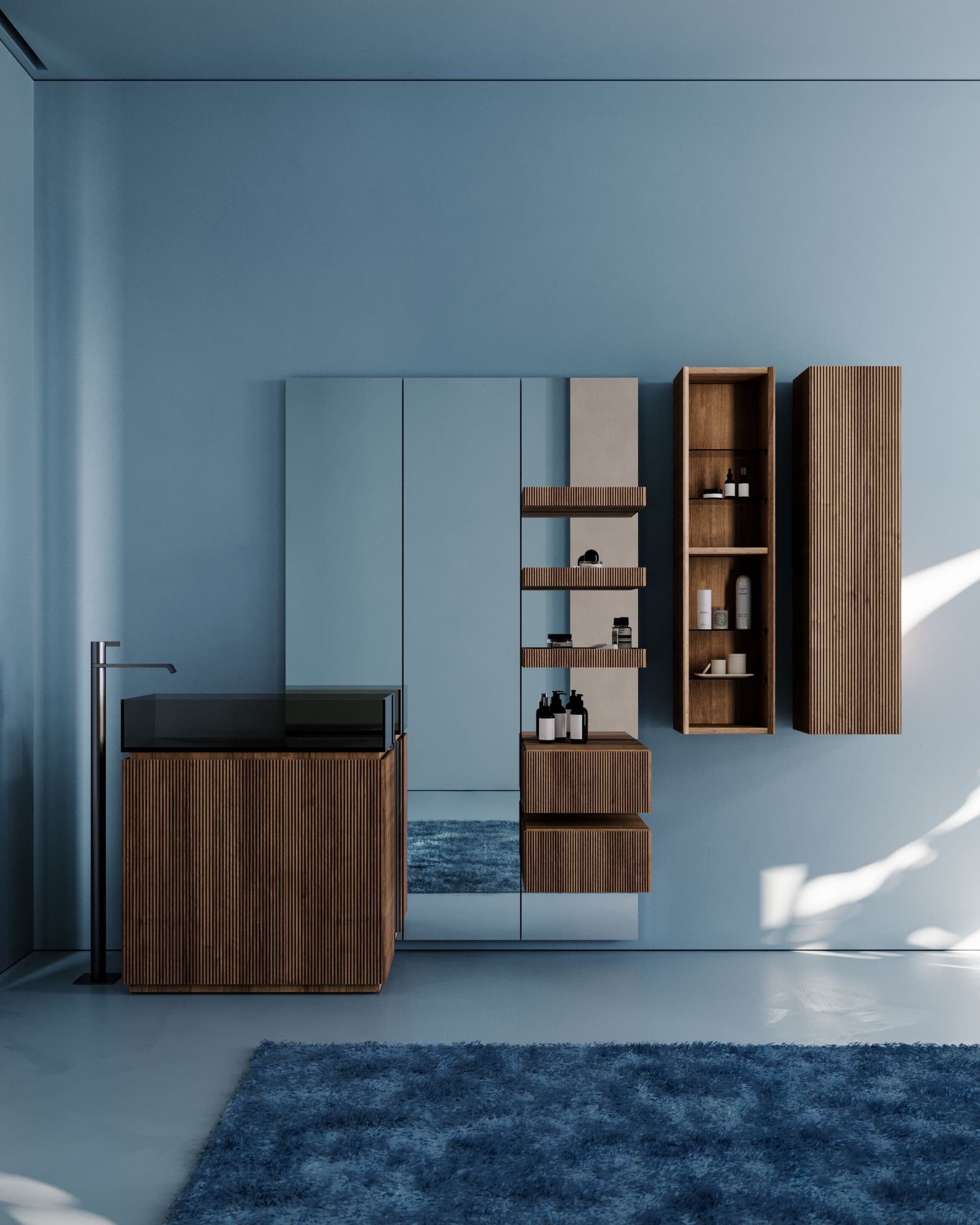 ARTELINEA
PLISSE' SYSTEM FREESTANDING
Freestanding MDF washbasin