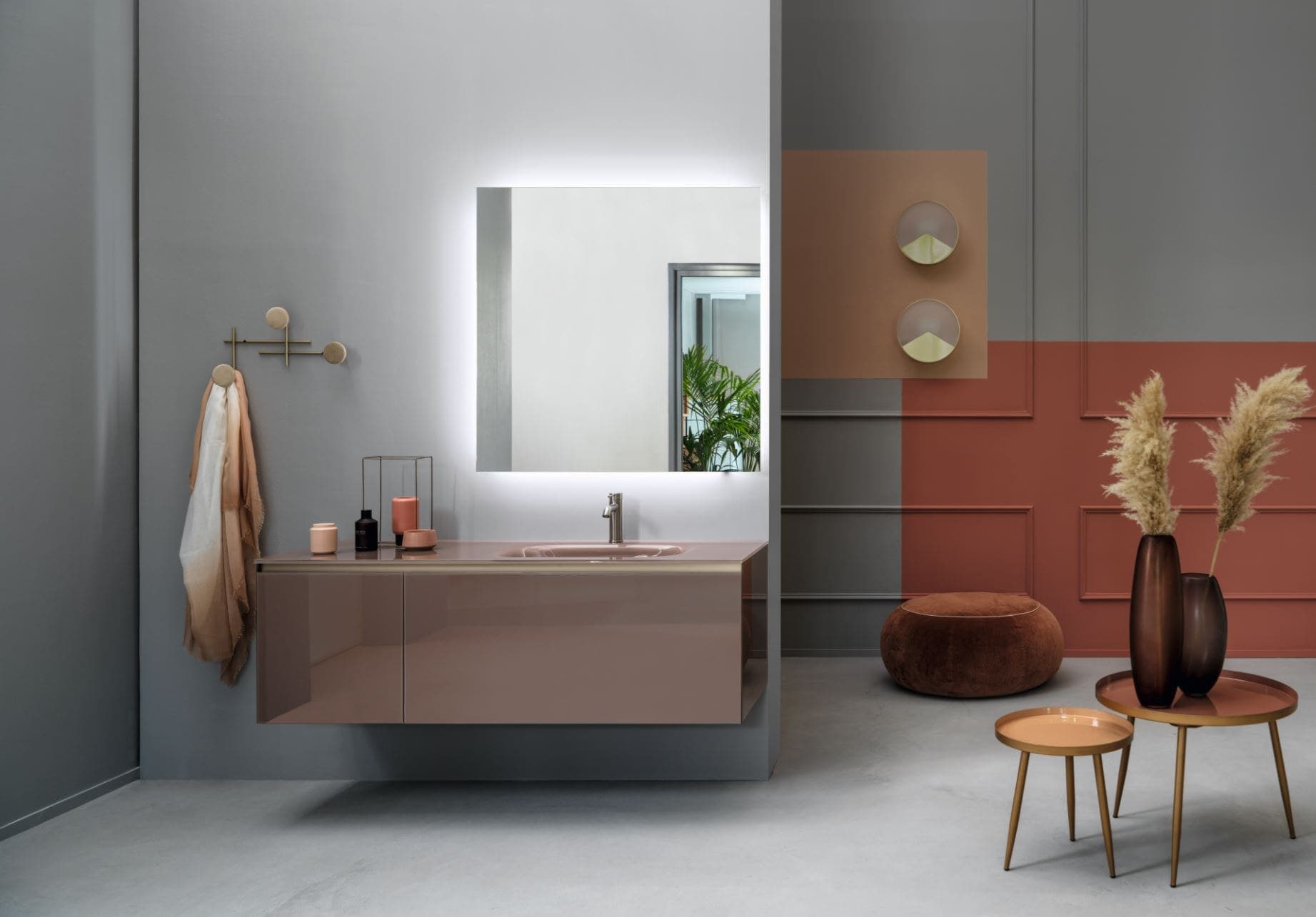 ARTELINEA
VOLUMI
Modular washbasin cabinet with top opening