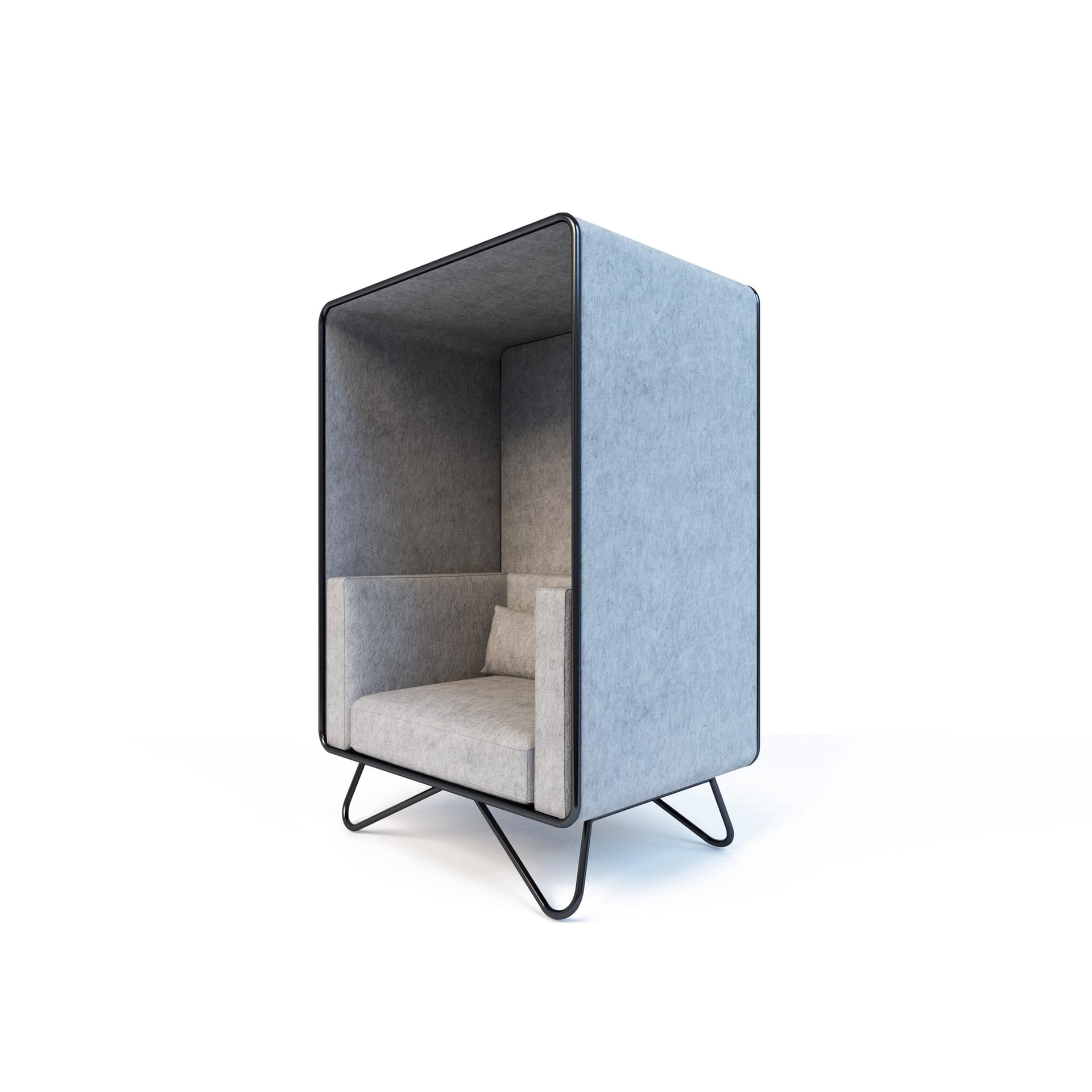 Artu
NOOOK 1
High-back acoustic fabric armchair