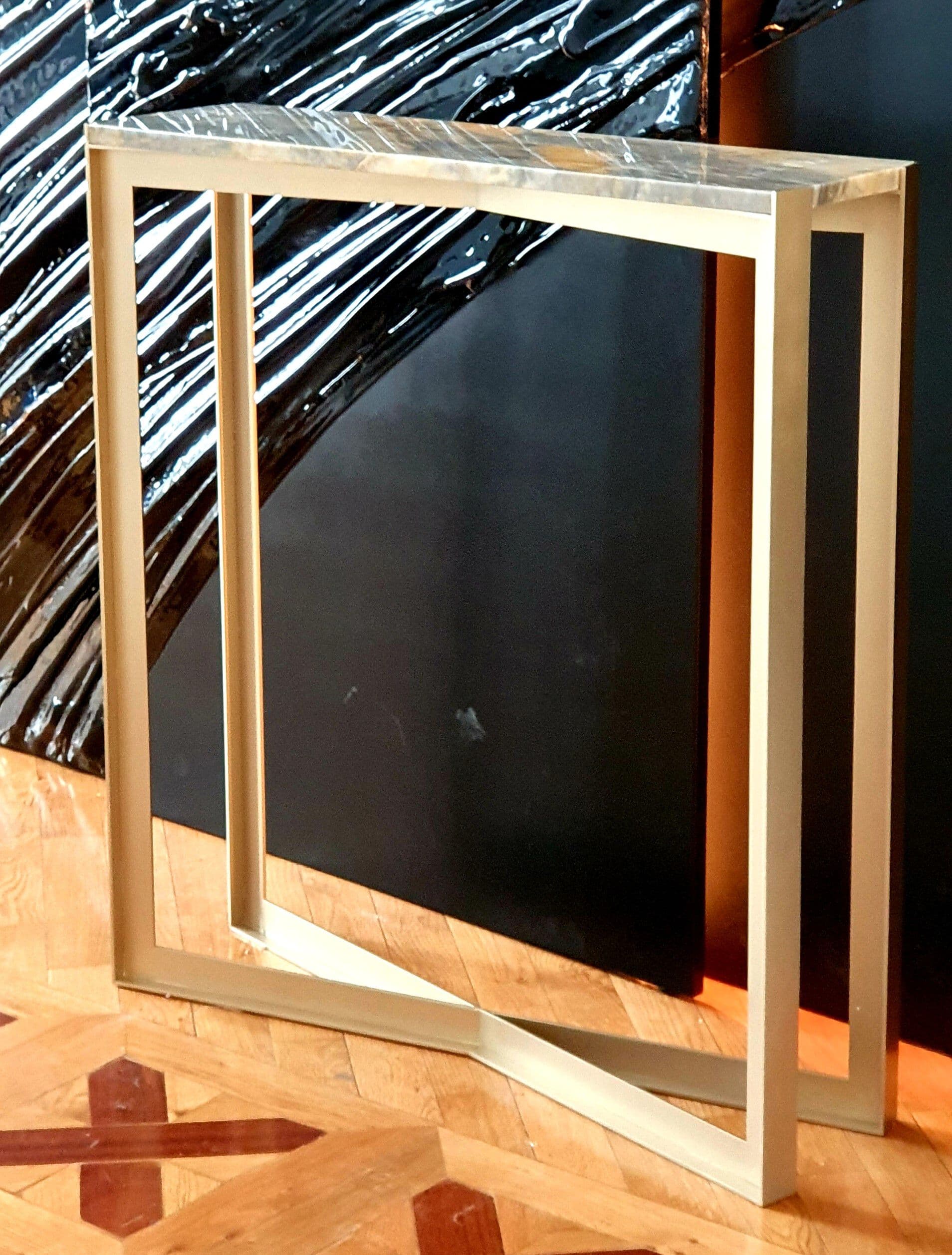 Atelier of Architecture
ELEKTRA
Rectangular steel console table with marble top