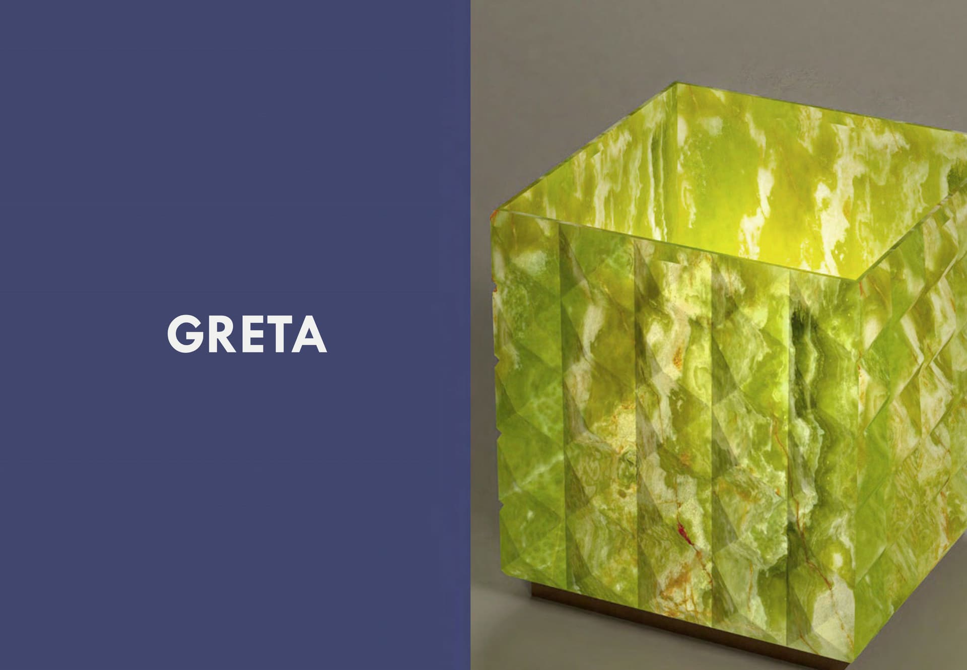 Atelier of Architecture
GRETA
Onyx table lamp