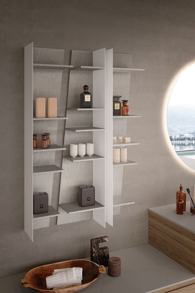 Azzurra Group
J&T 01
Sectional laminate vanity unit with integrated washbasin