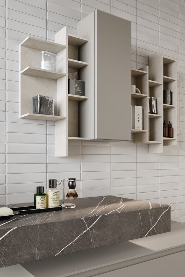 Azzurra Group
J&T 05
Sectional wooden vanity unit with integrated washbasin