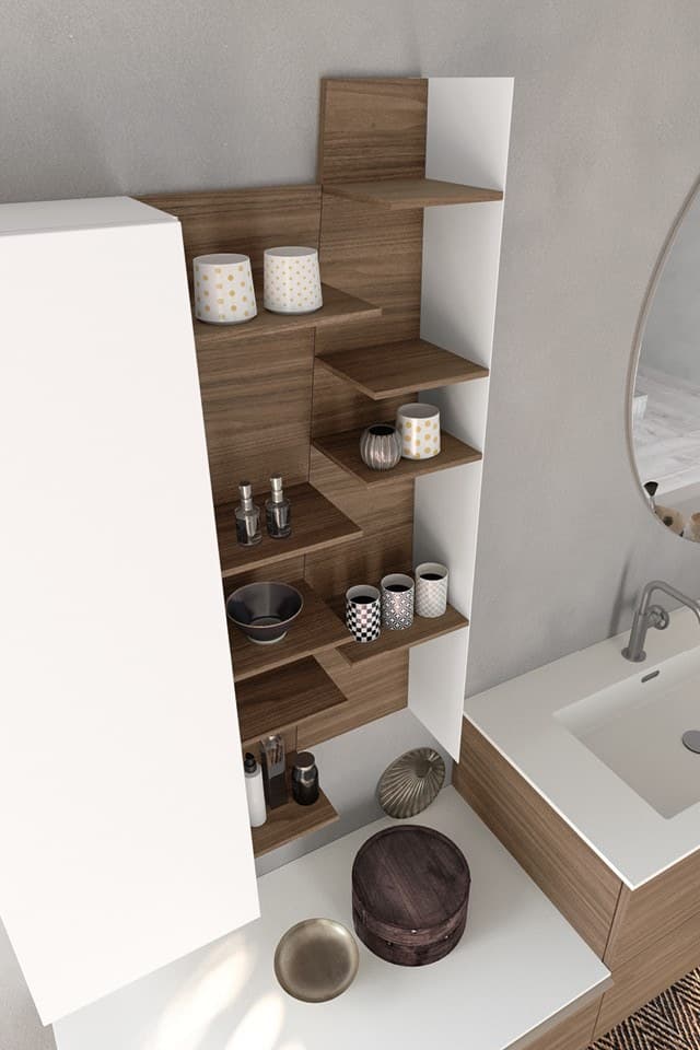 Azzurra Group
J&T 13
Sectional laminate vanity unit with integrated washbasin