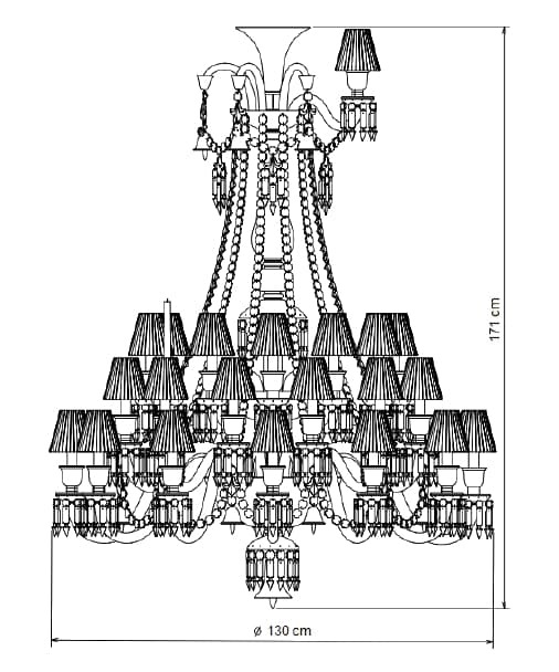 Baccarat
NERVOUS ZÉNITH
Crystal chandelier