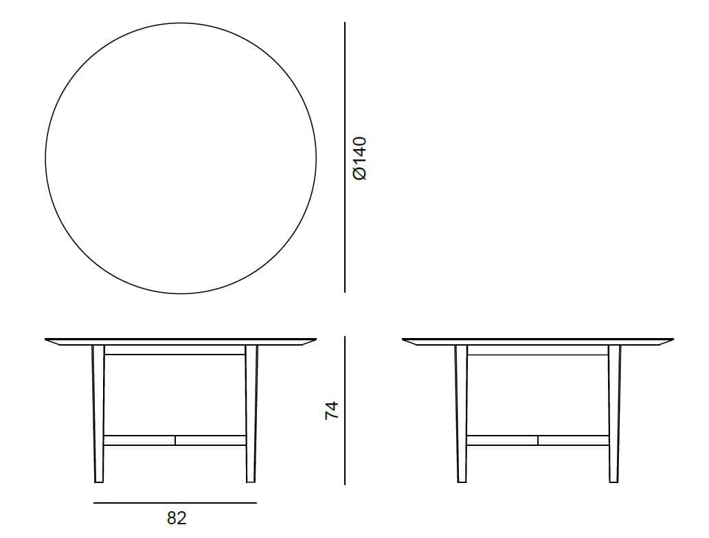 BBB
LUIGI FILIPPO
Round wooden table