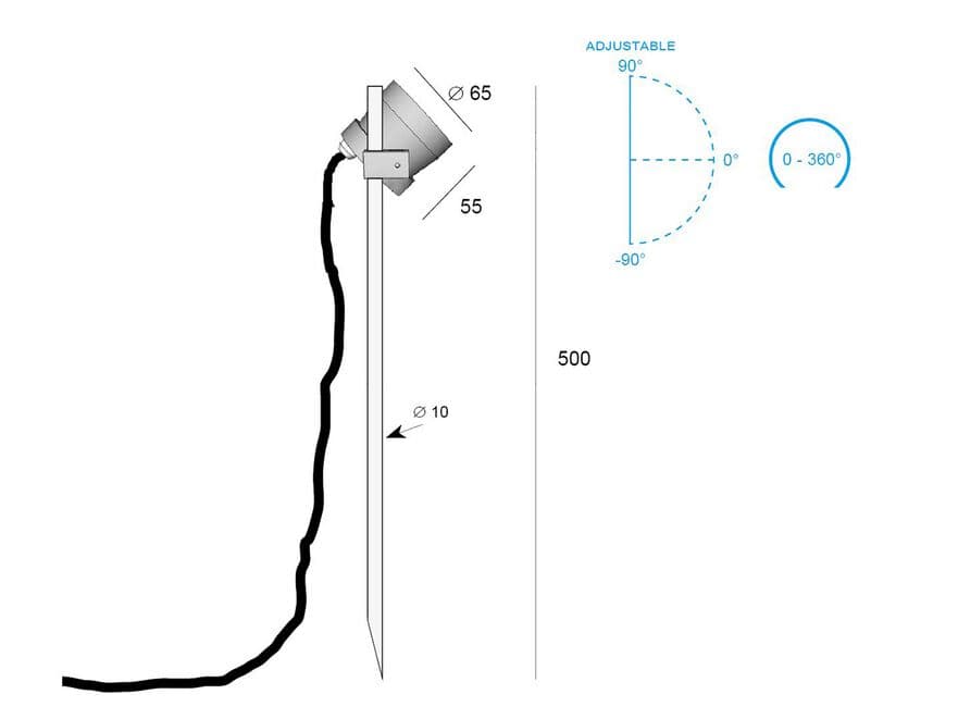 BEL-LIGHTING
MAXIMA-65-2
Adjustable Anodized aluminium floor lamp