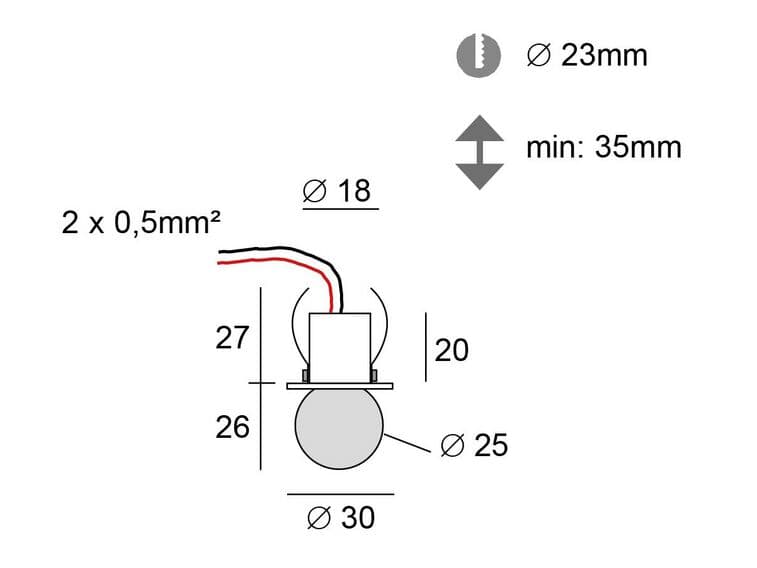 BEL-LIGHTING
TINI 3
Recessed LED Outdoor spotlight