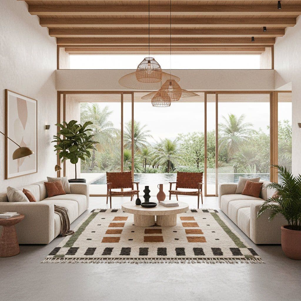 Benisouk
FAIZA – GRACE
Hand-knotted shag rug