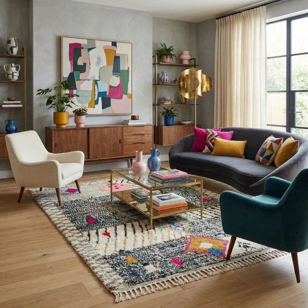 Benisouk
WACHM – MARK
Hand-knotted shag rug