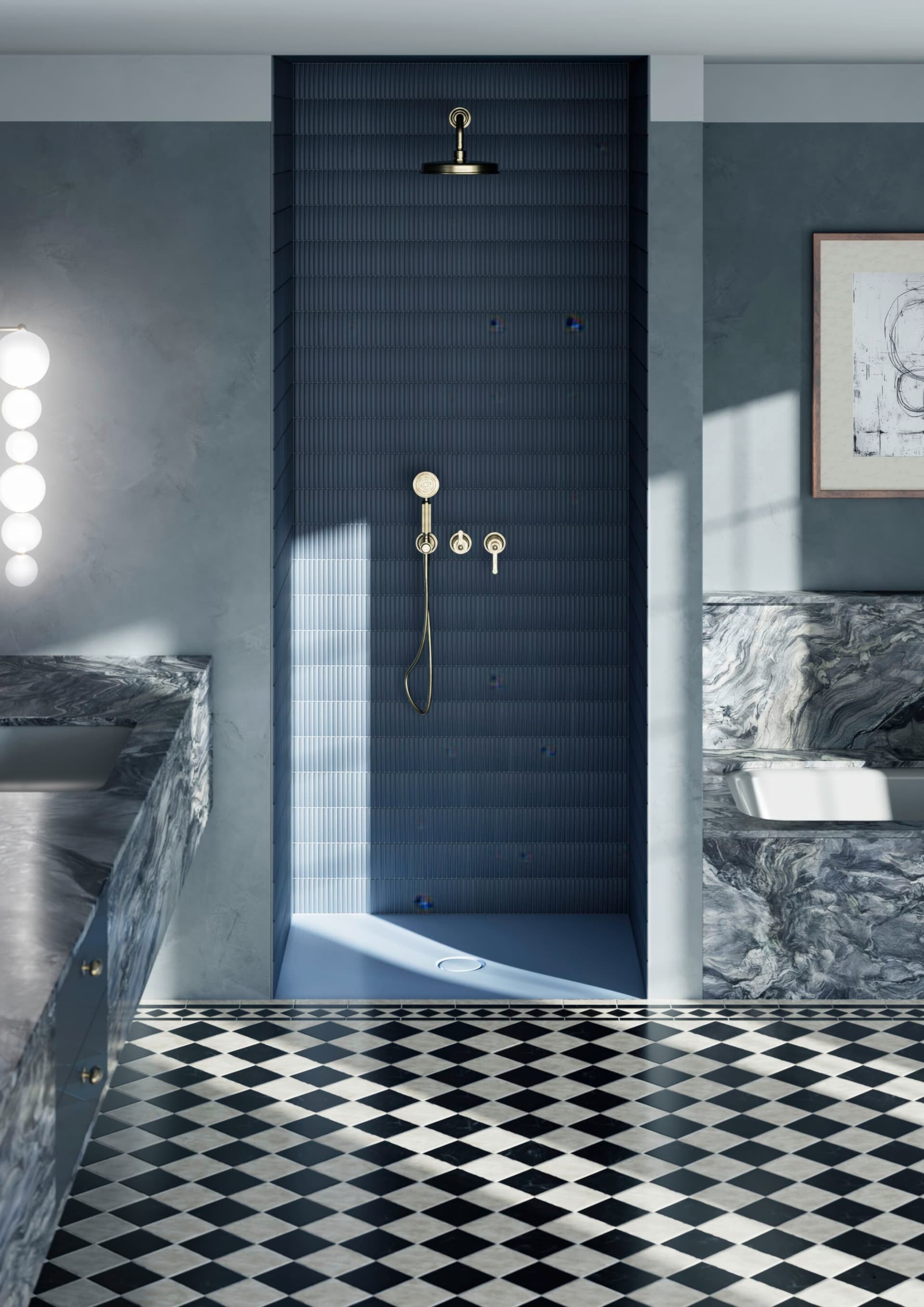 Bette
BETTEFLOOR
Flush fitting square enamelled steel shower tray