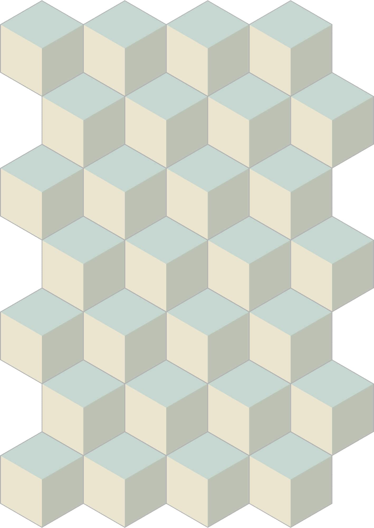 CUBIC ICEBERG - Ручные цементные плитки